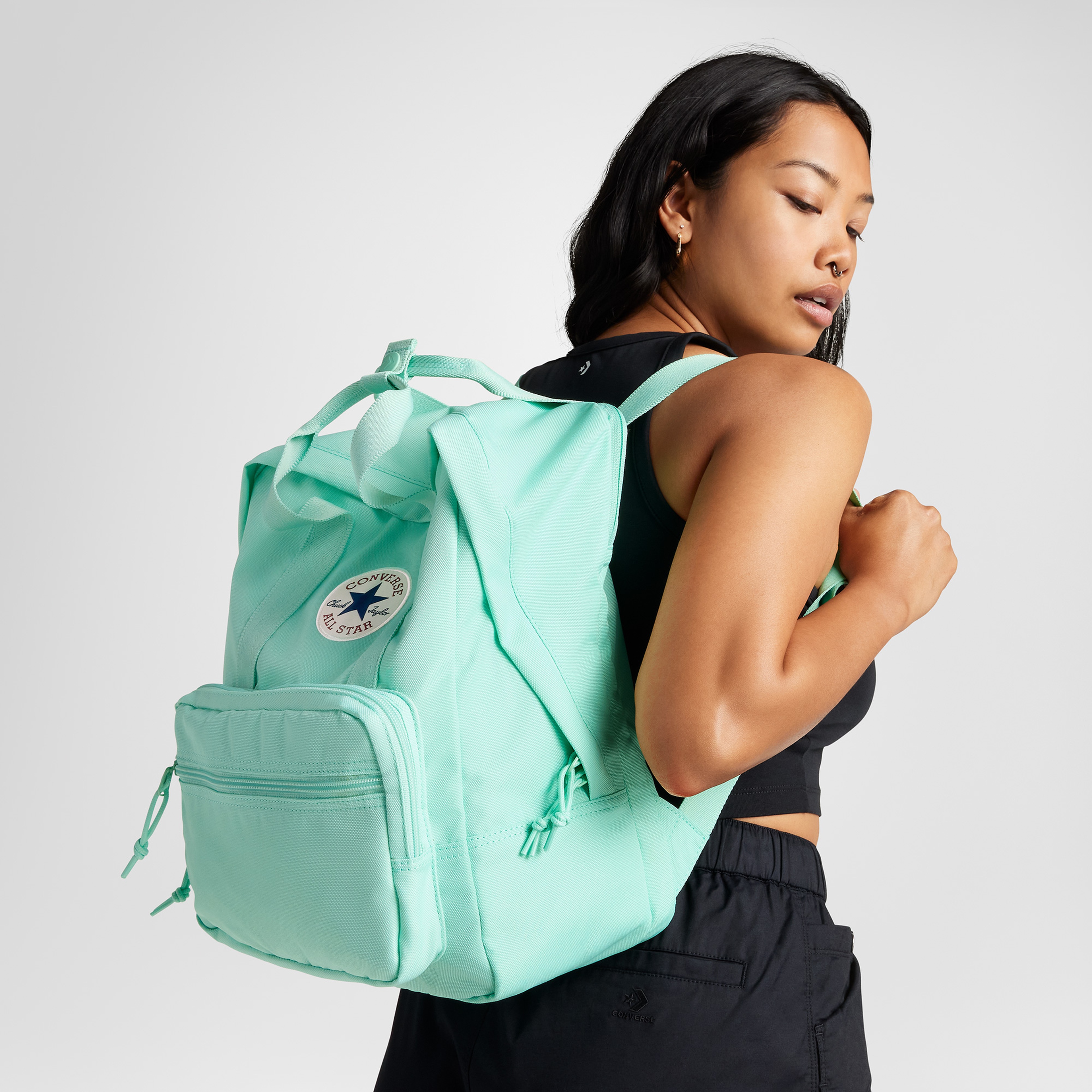 Converse Small Square Unisex Yeşil Sırt Çantası