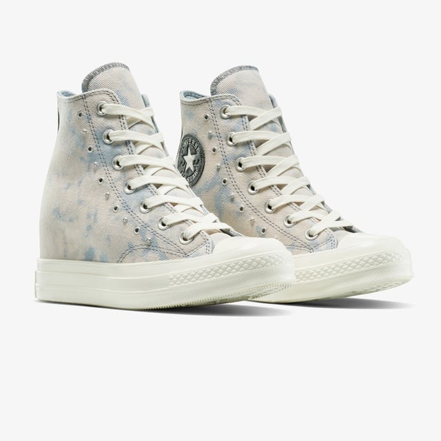 Converse Converse Chuck 70 Wedge Platform Unisex Mavi Sneaker | Occasion Mavi - 3. görsel