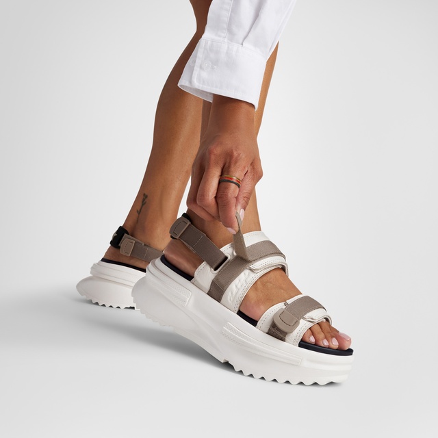 Converse Bej Converse Run Star Utility Cx Unisex Krem Sandalet