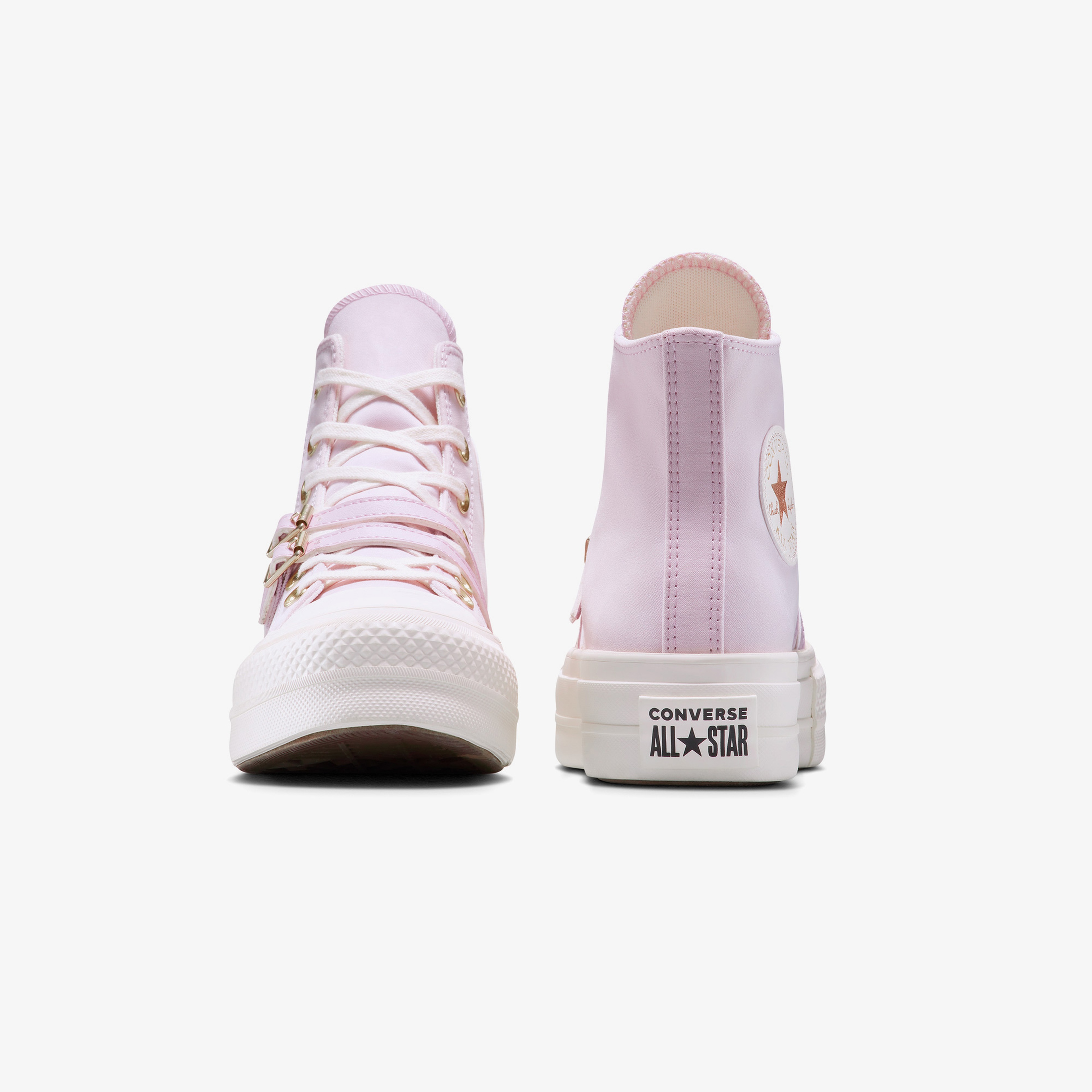 Converse Chuck Taylor All Star Lift Platform Buckle Kadın Pembe Sneaker