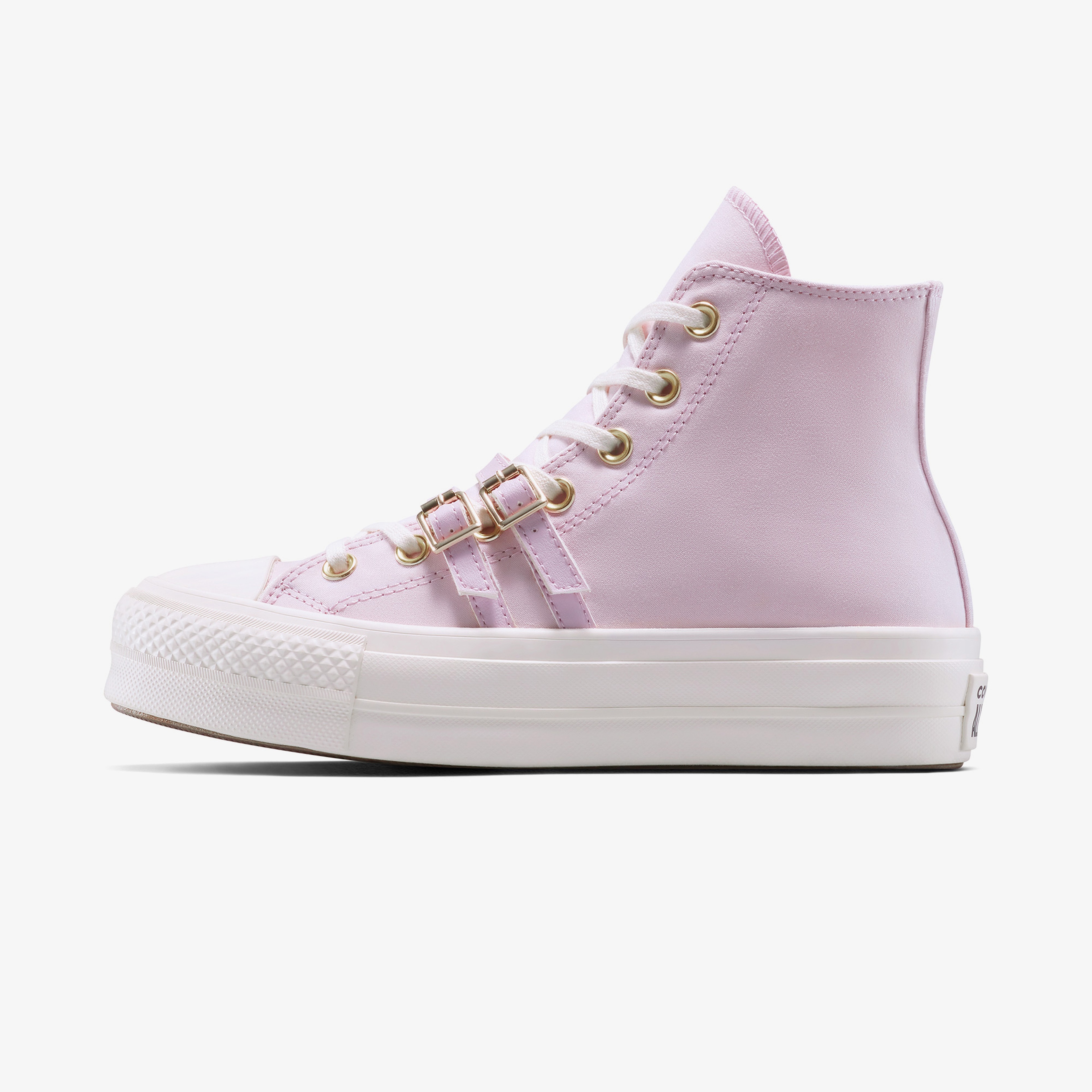 Converse Chuck Taylor All Star Lift Platform Buckle Kadın Pembe Sneaker