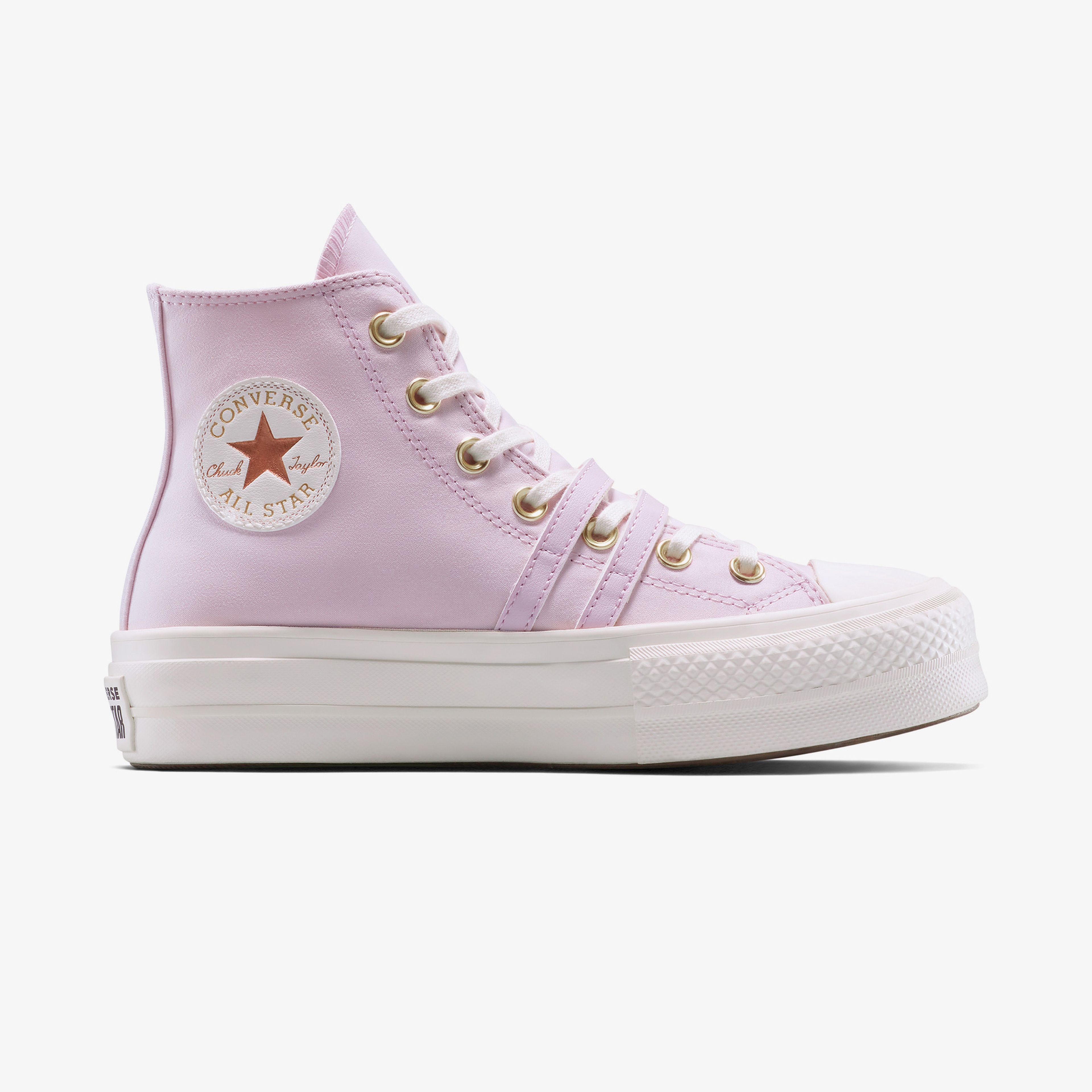 Converse Chuck Taylor All Star Lift Platform Buckle Kadın Pembe Sneaker