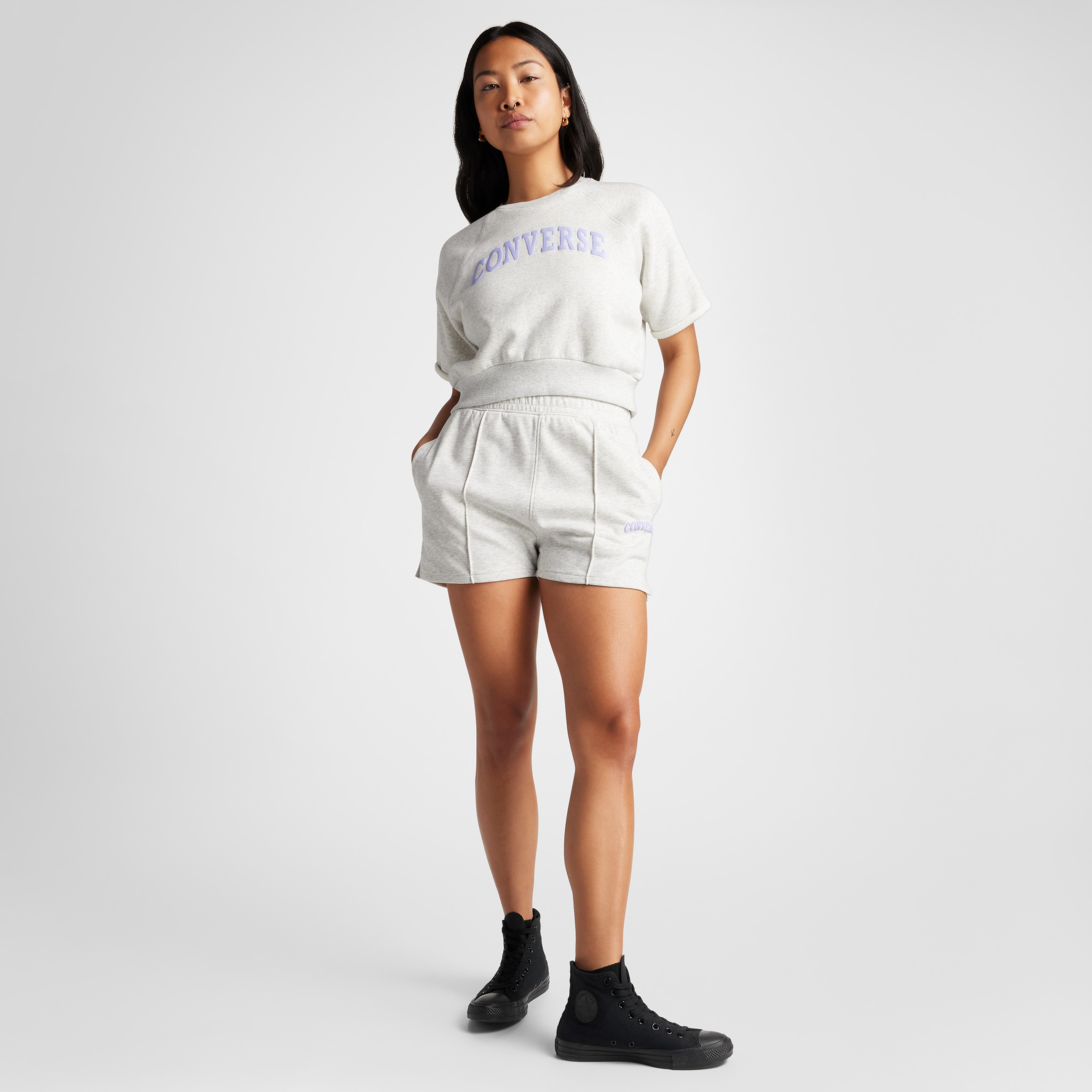 Converse Kadın Gri Şort