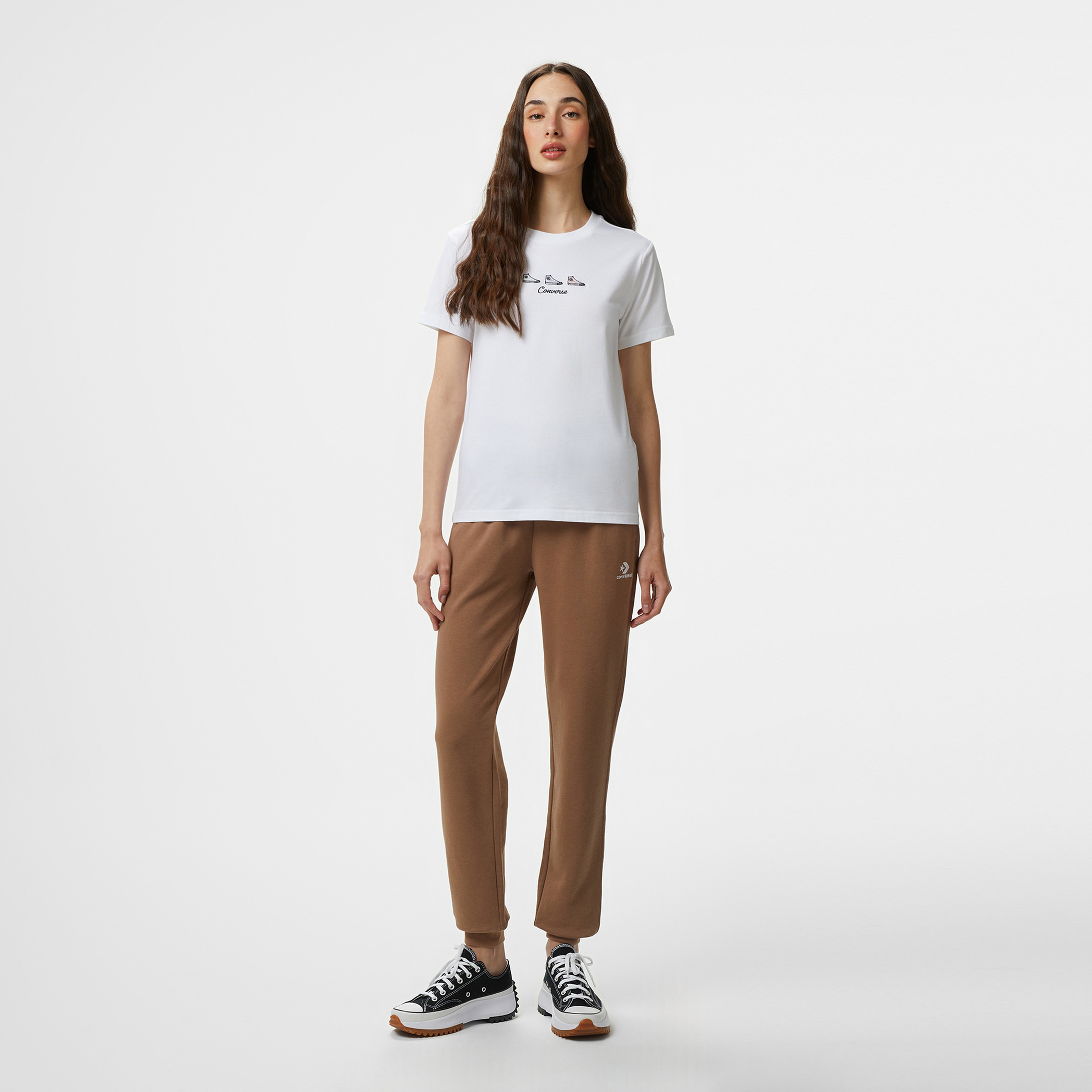 Converse Kadın Beyaz T-Shirt