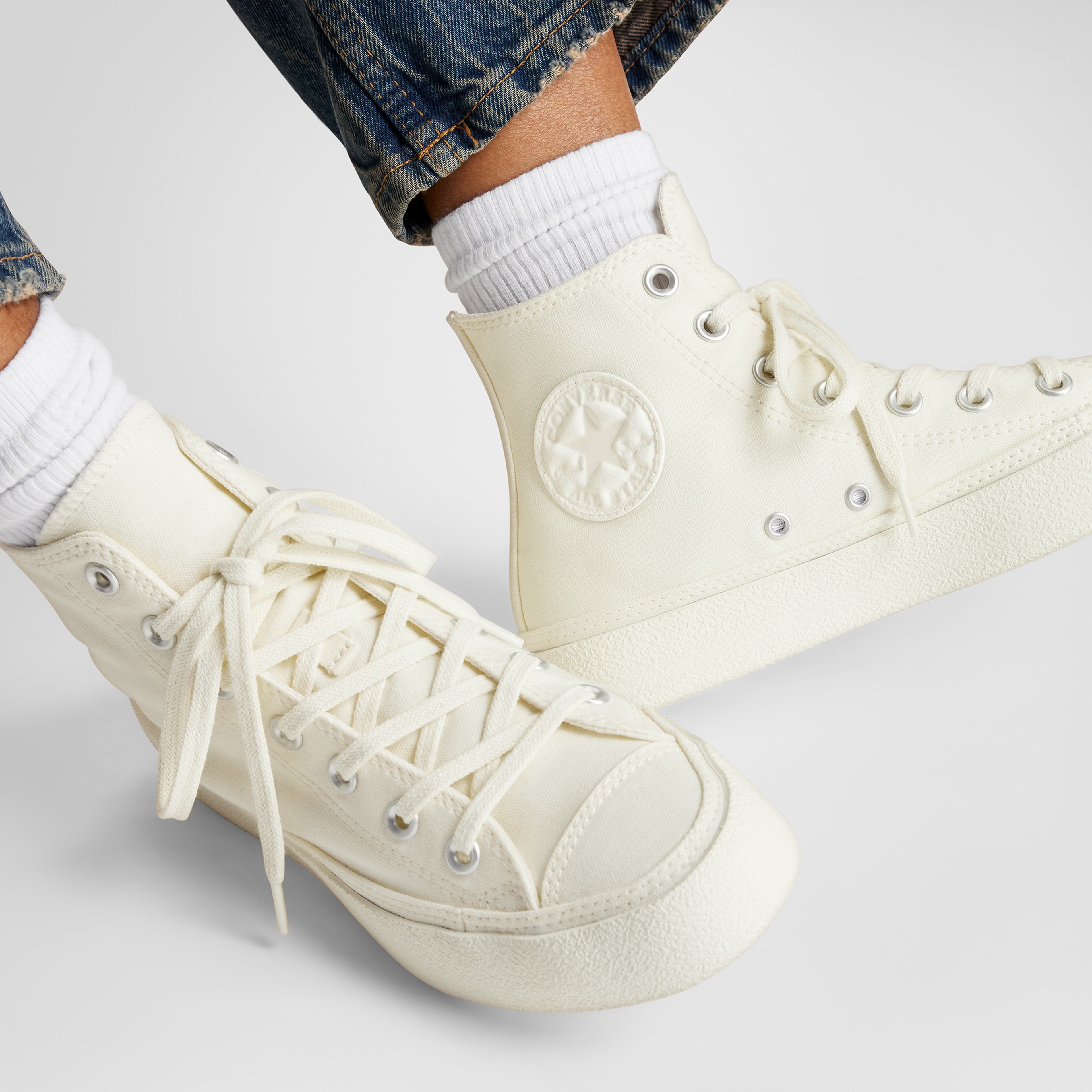 Converse Chuck Taylor All Star Unisex Krem Sneaker