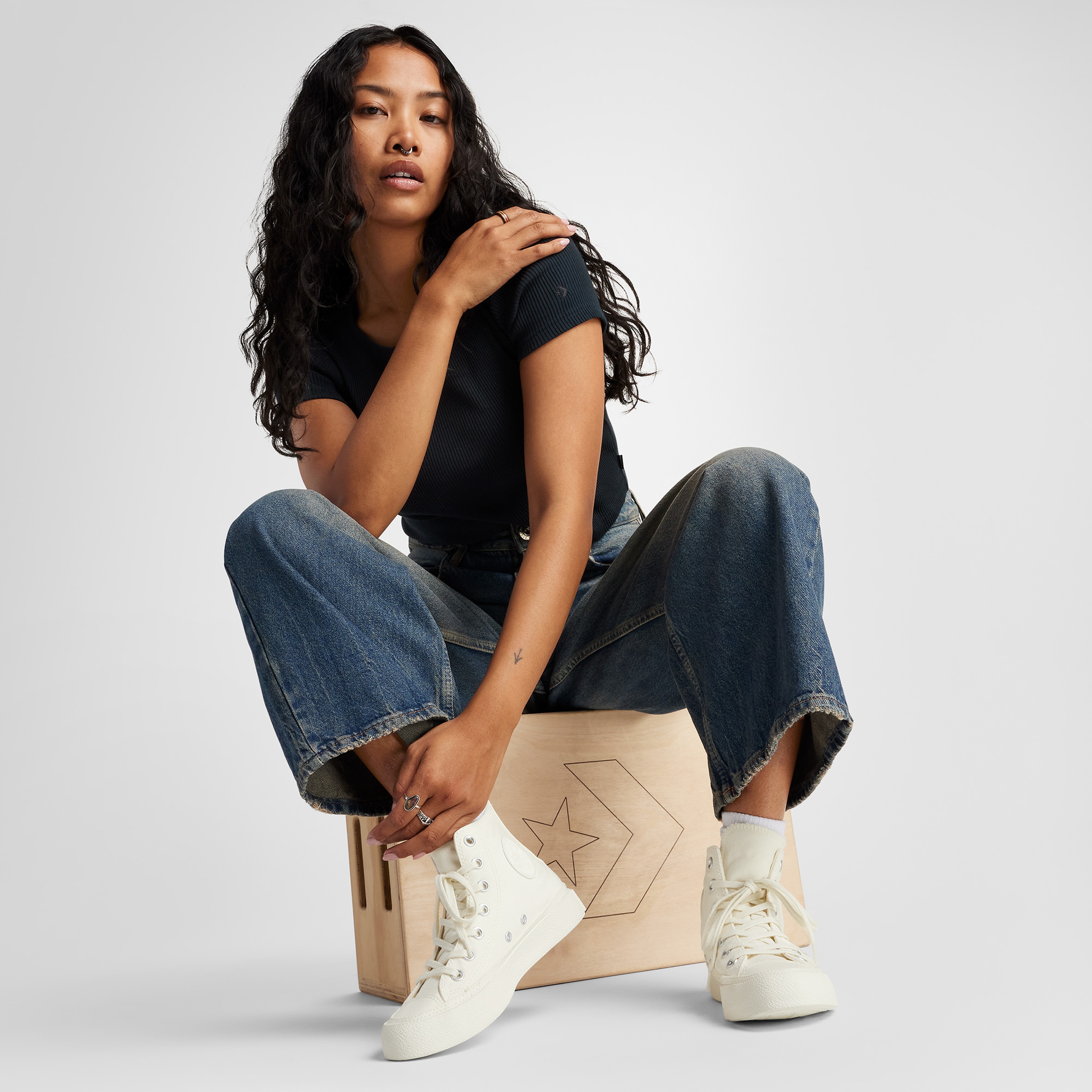 Converse Chuck Taylor All Star Unisex Krem Sneaker