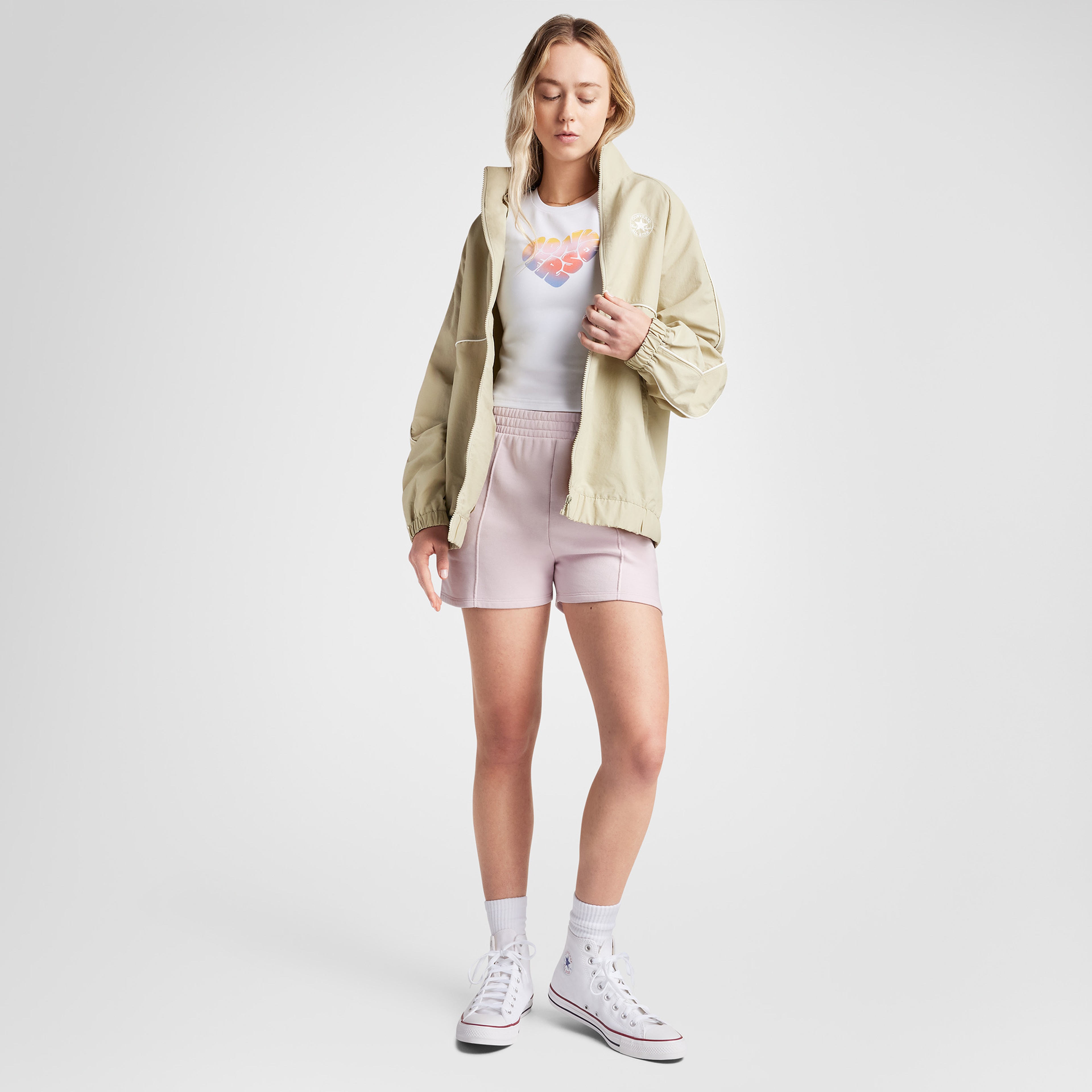 Converse Star Chevron Kadın Pembe Şort