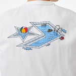 Converse Pool Side Star Chevron Erkek Beyaz T-Shirt