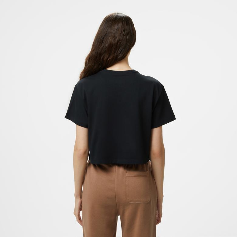 Converse Retro Chuck Kadın Siyah T-Shirt