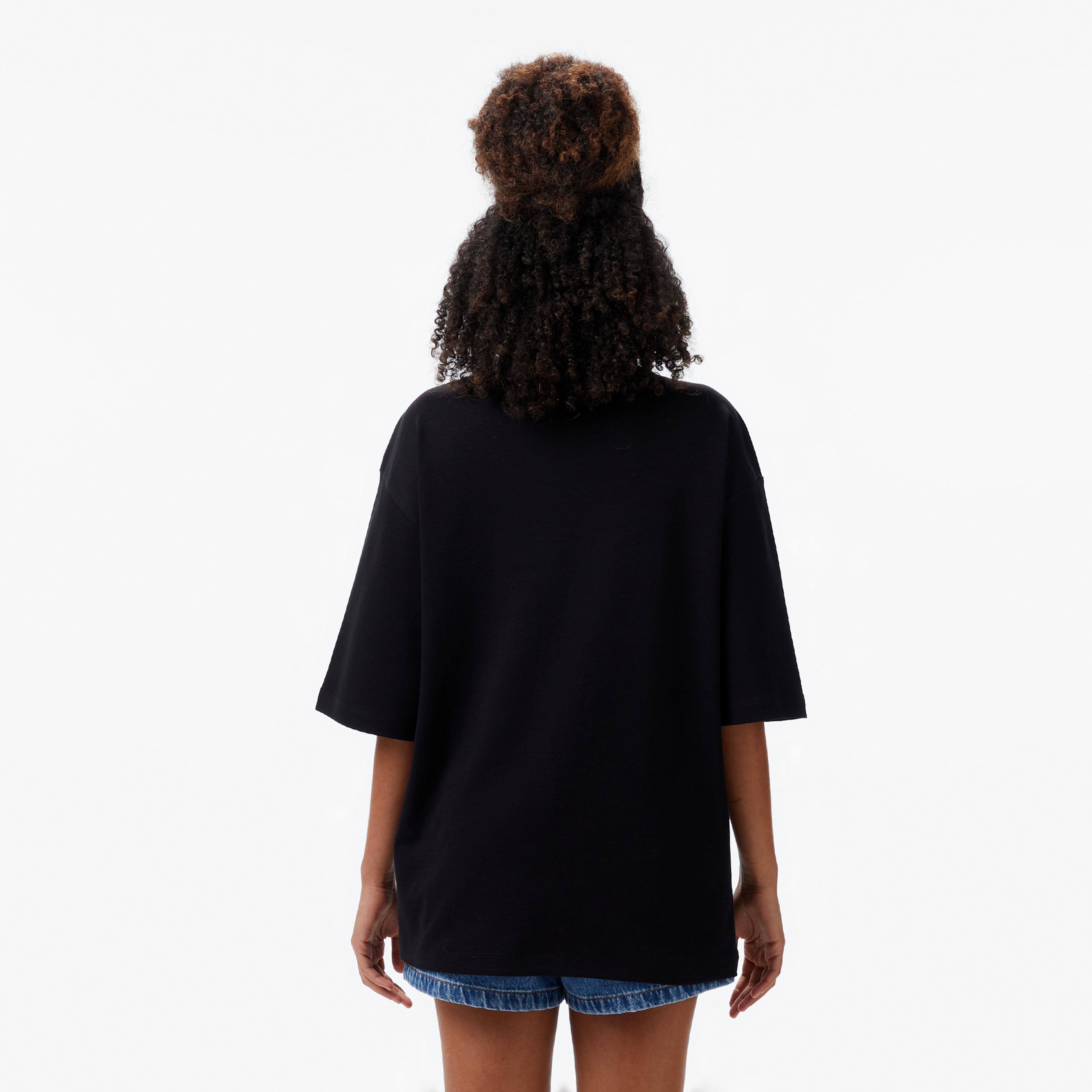 Converse Oversize Fit Erkek Siyah T-shirt