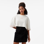 Converse Star Chevron Baskılı Kadın Krem T-Shirt