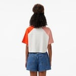 Converse Star Chevron Baskılı Kadın Krem T-Shirt