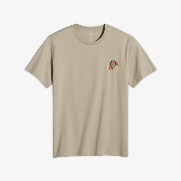Converse Desert Sunset Erkek Haki T-Shirt