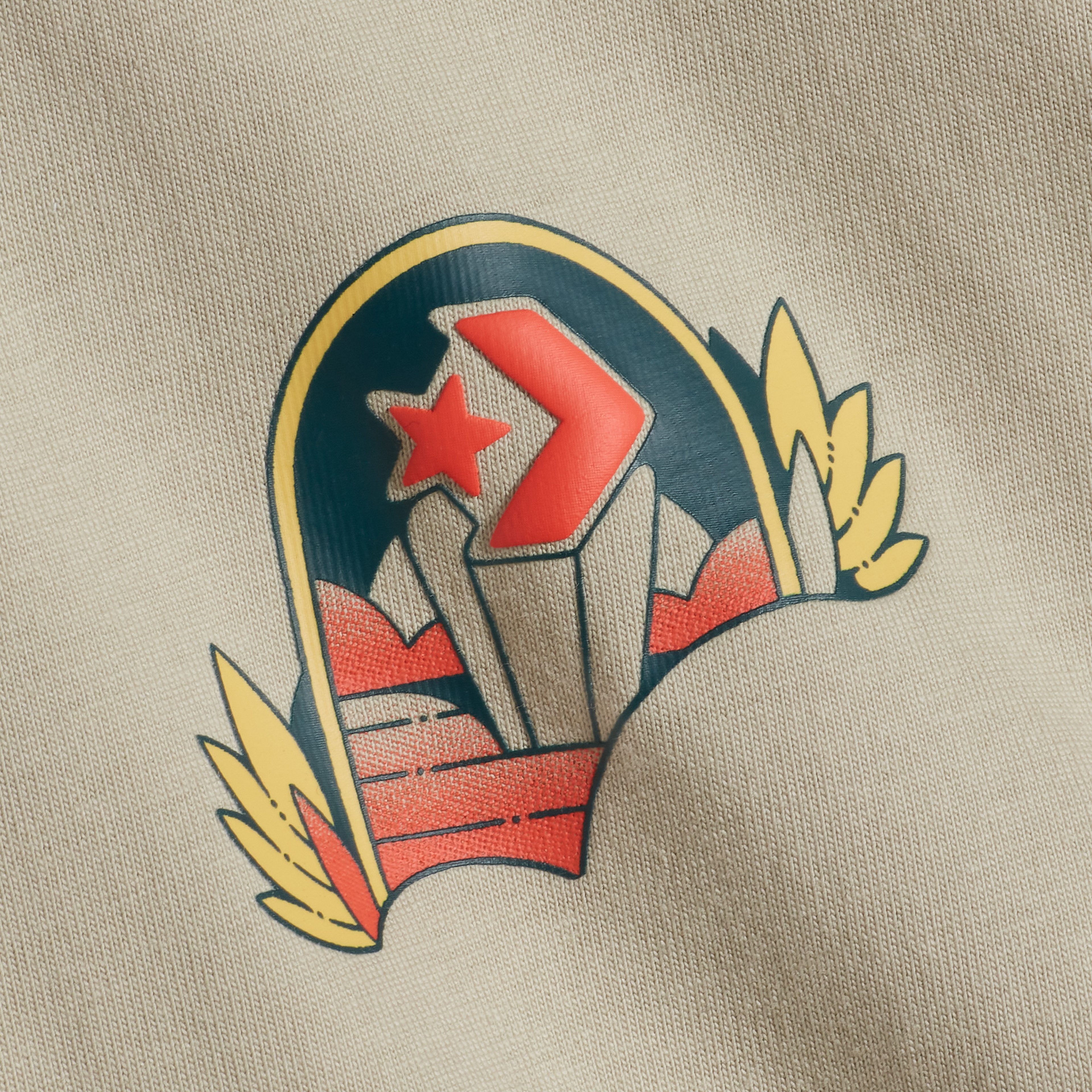 Converse Desert Sunset Erkek Haki T-Shirt