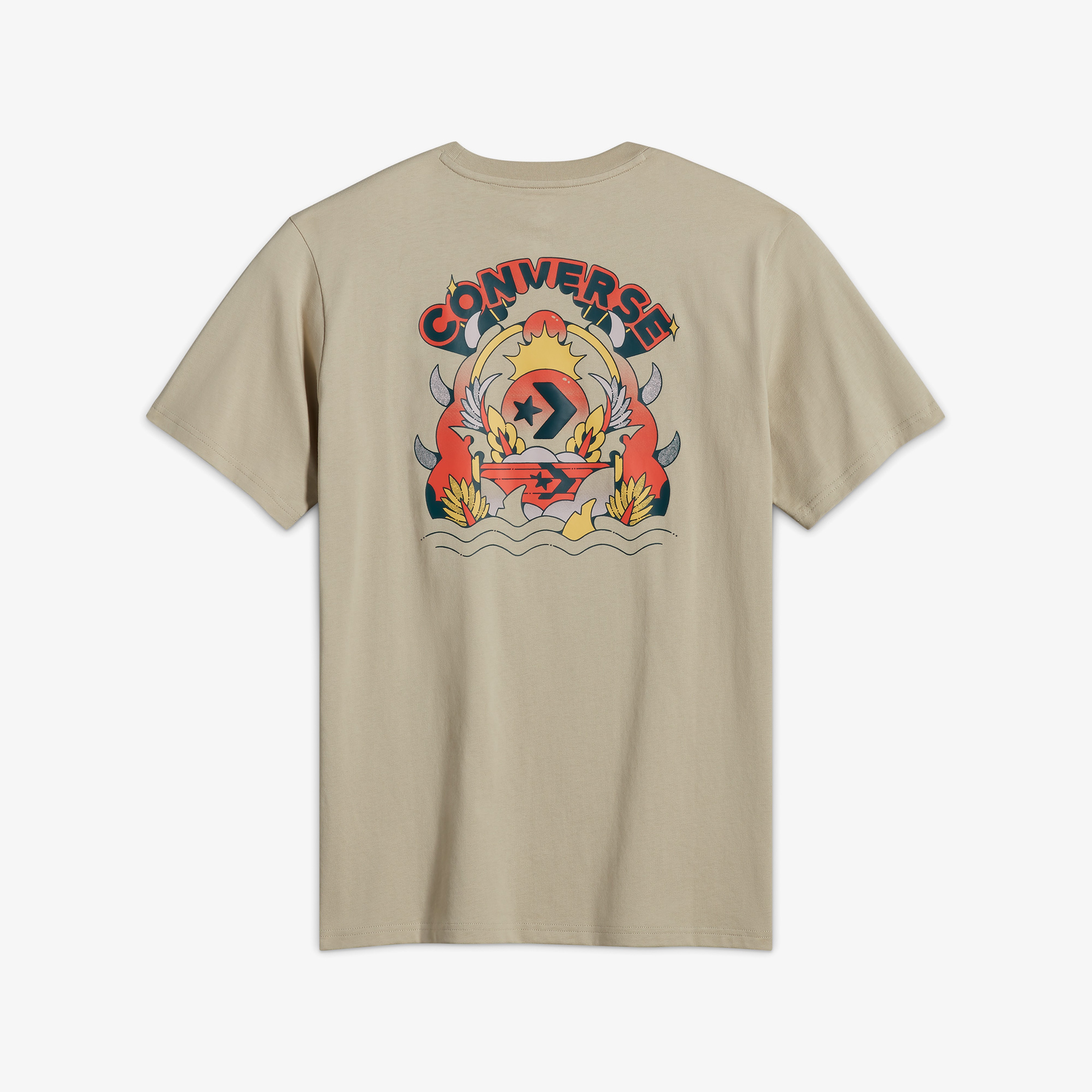 Converse Desert Sunset Erkek Haki T-Shirt
