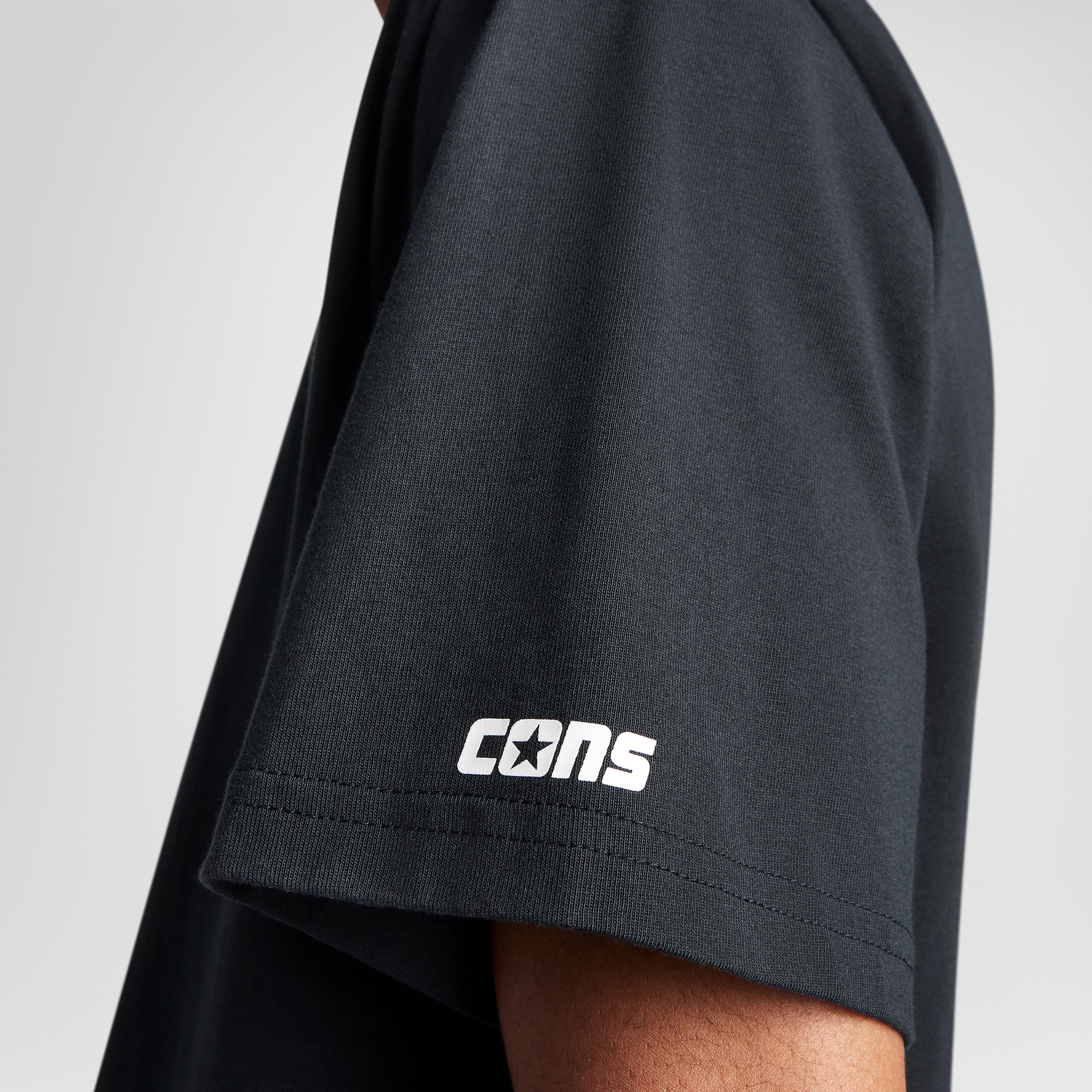 Converse Cons Logo Erkek Siyah T-Shirt