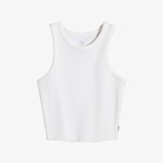 Converse Ribbed Knit Kadın Beyaz T-Shirt