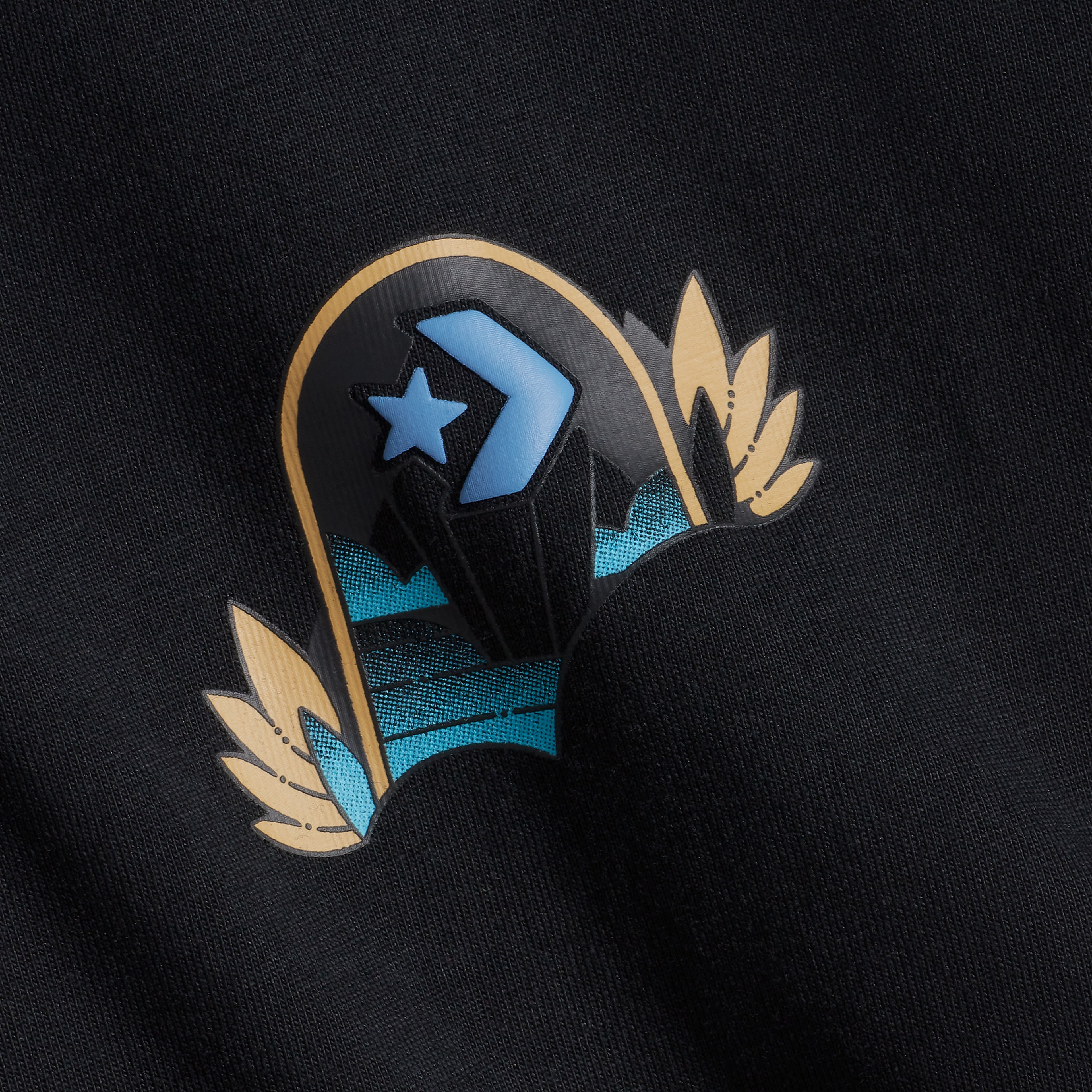 Converse Desert Sunset Erkek Siyah T-Shirt