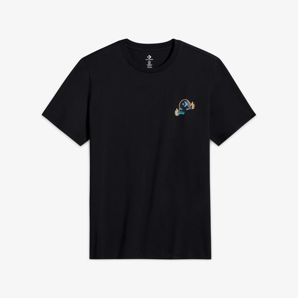 Converse Desert Sunset Erkek Siyah T-Shirt