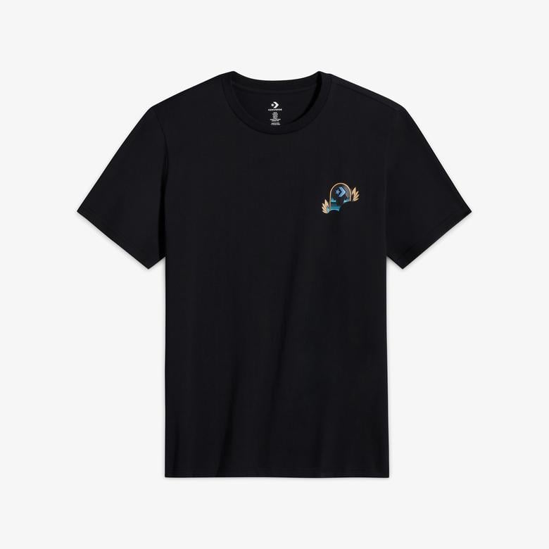 Converse Desert Sunset Erkek Siyah T-Shirt