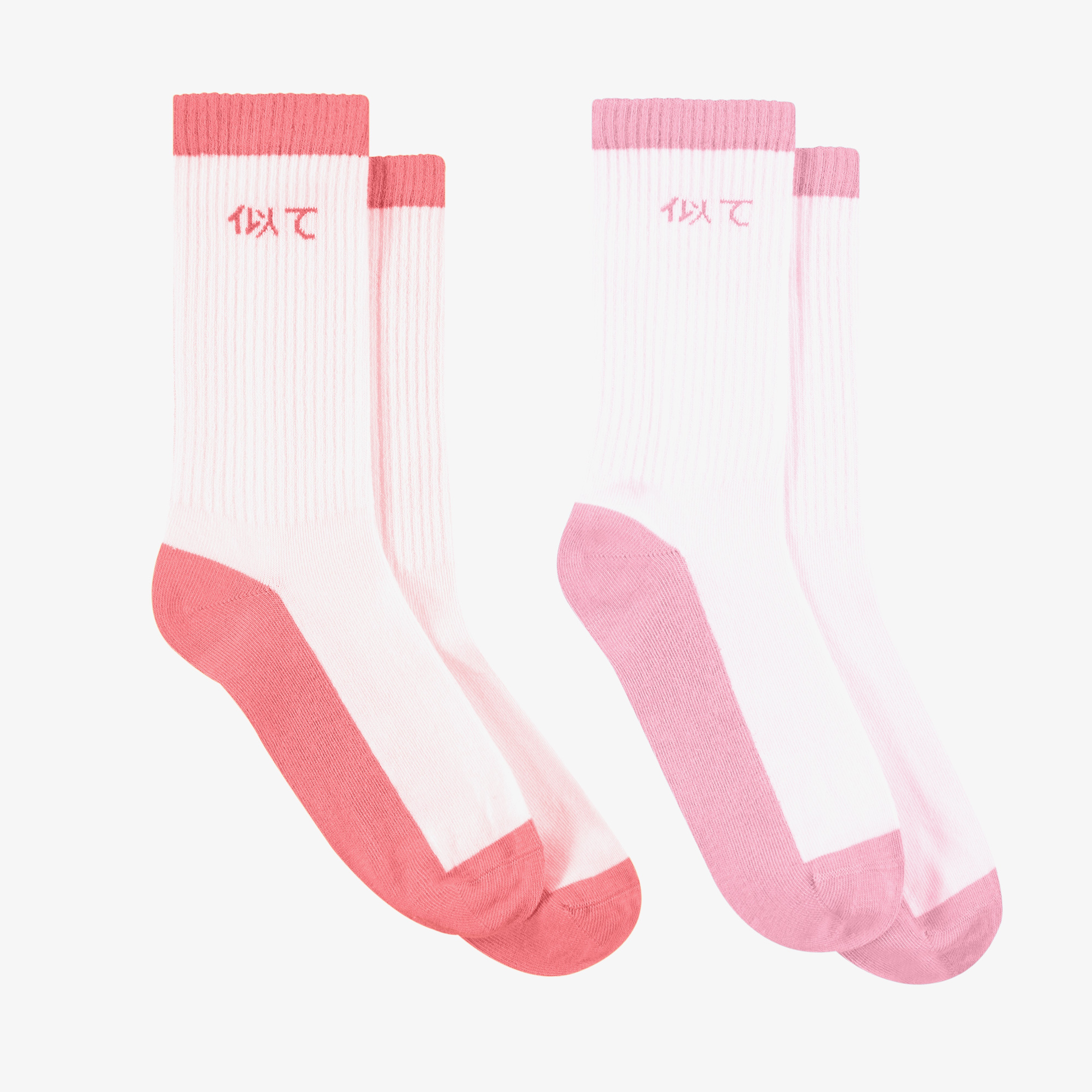 UNITED4 Unisex Pembe - Pudra 2'li Soket Çorap