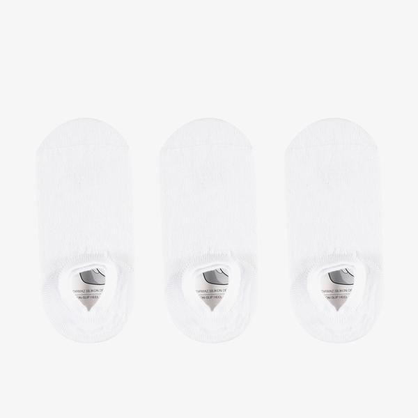 UNITED4 Unisex Beyaz 3'lü Babet Çorap
