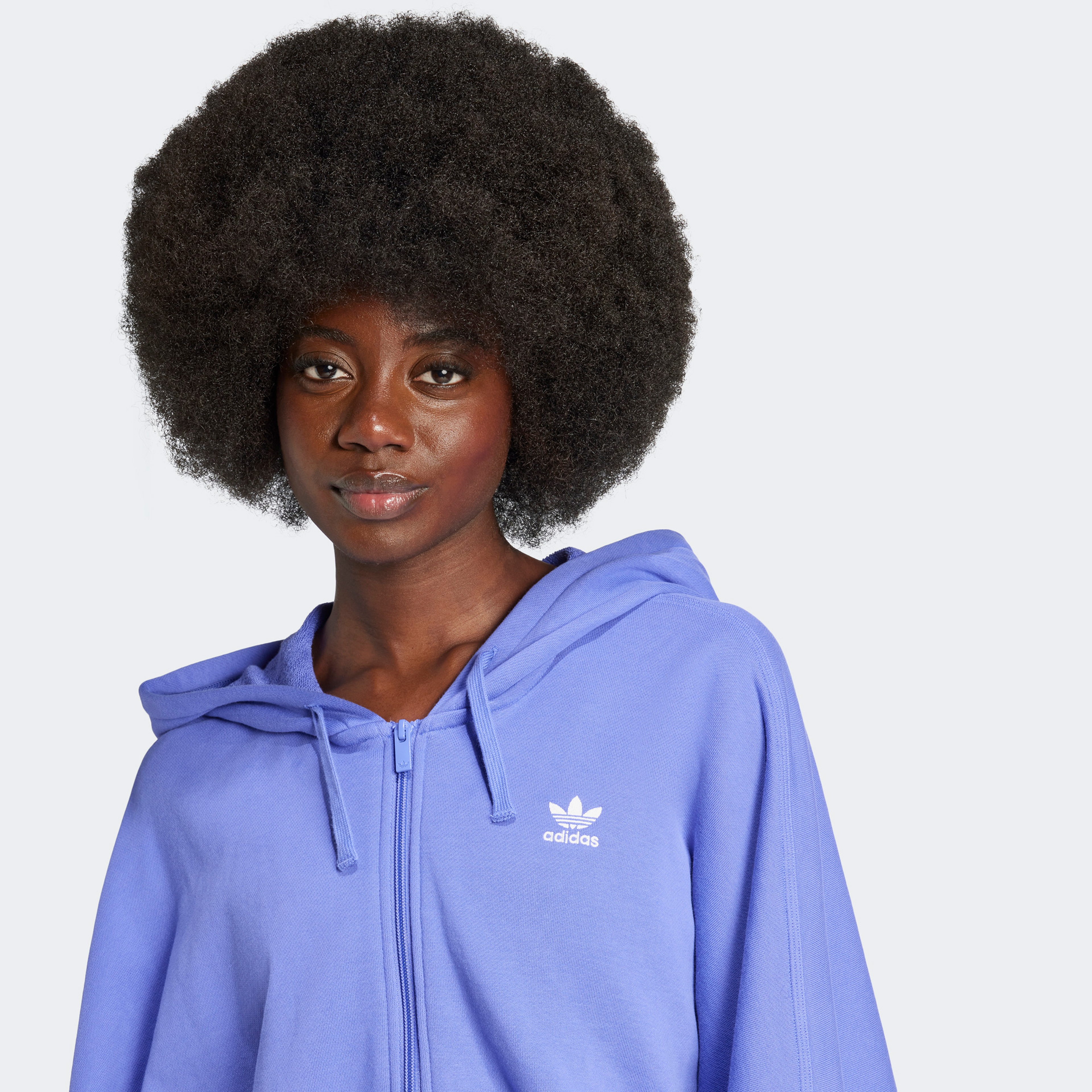 adidas Essentials Short French Terry Kadın Mavi Eşofman Üstü