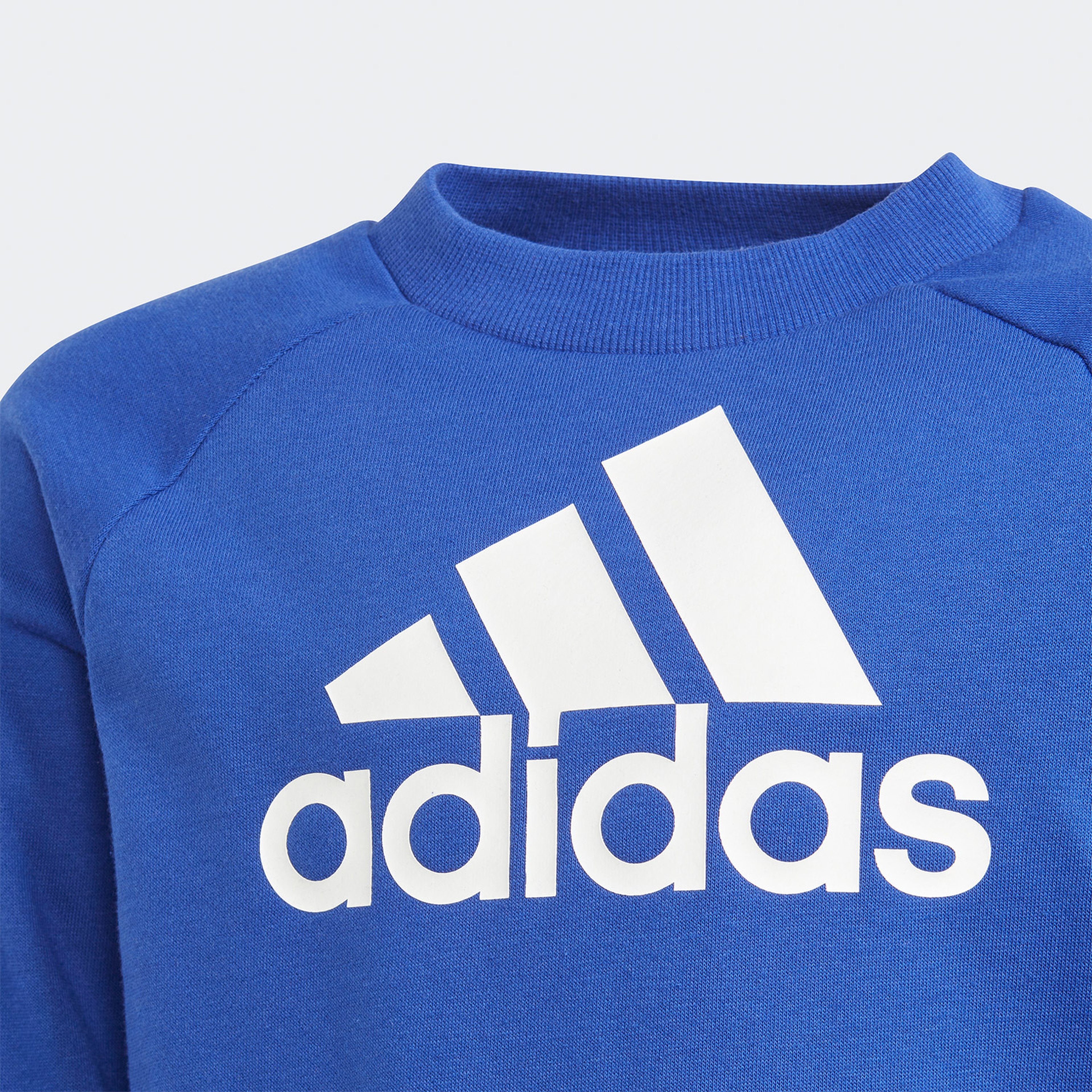 adidas Essentials Logo French Terry Jogger Çocuk Mavi Eşofman Takımı