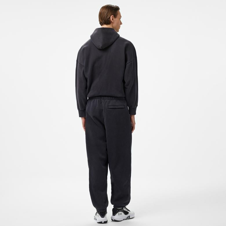 Under Armour icon Hwt Flc Wash Os  Erkek Siyah Eşofman Altı