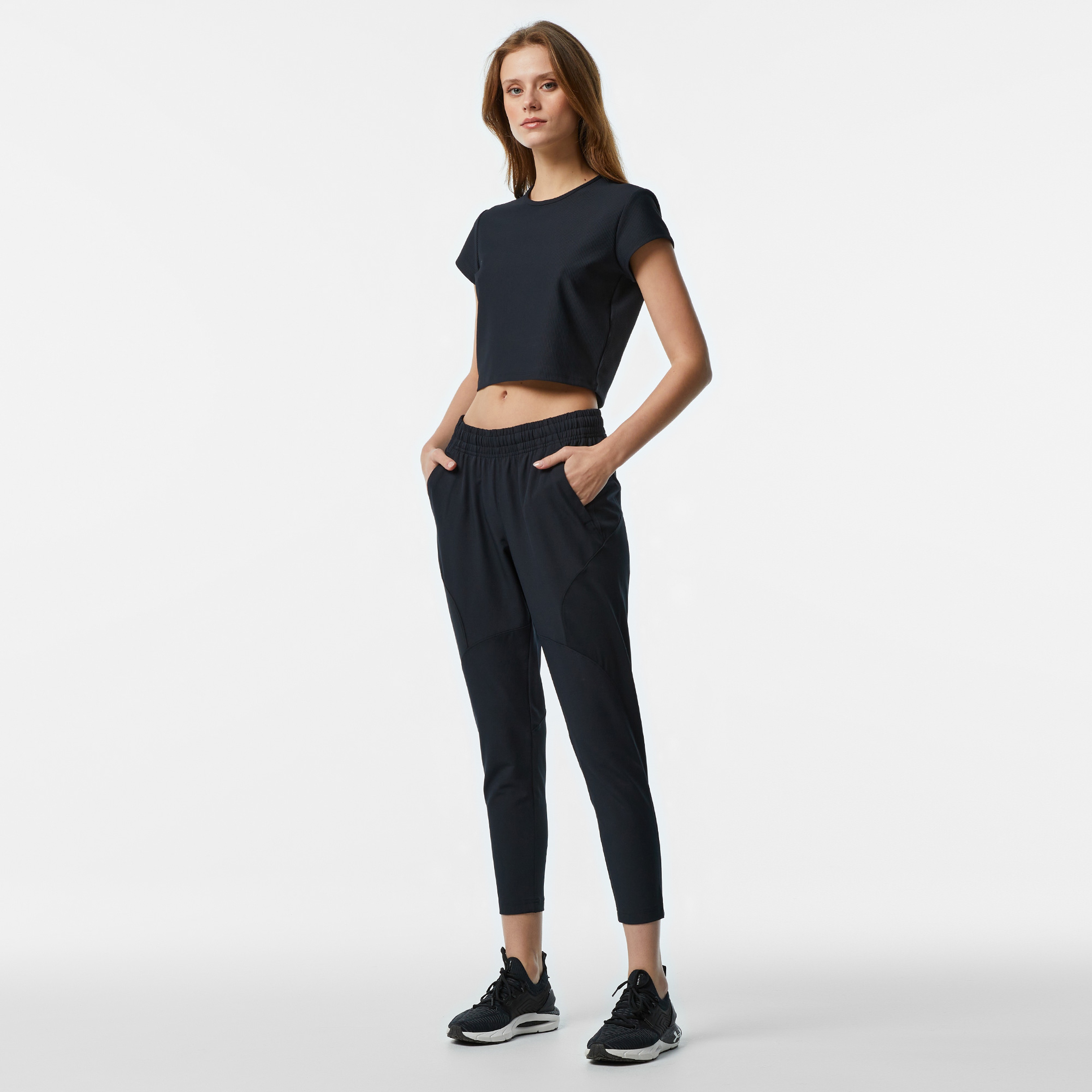 Under Armour Unstoppable Hybrid Kadın Siyah Eşofman Altı