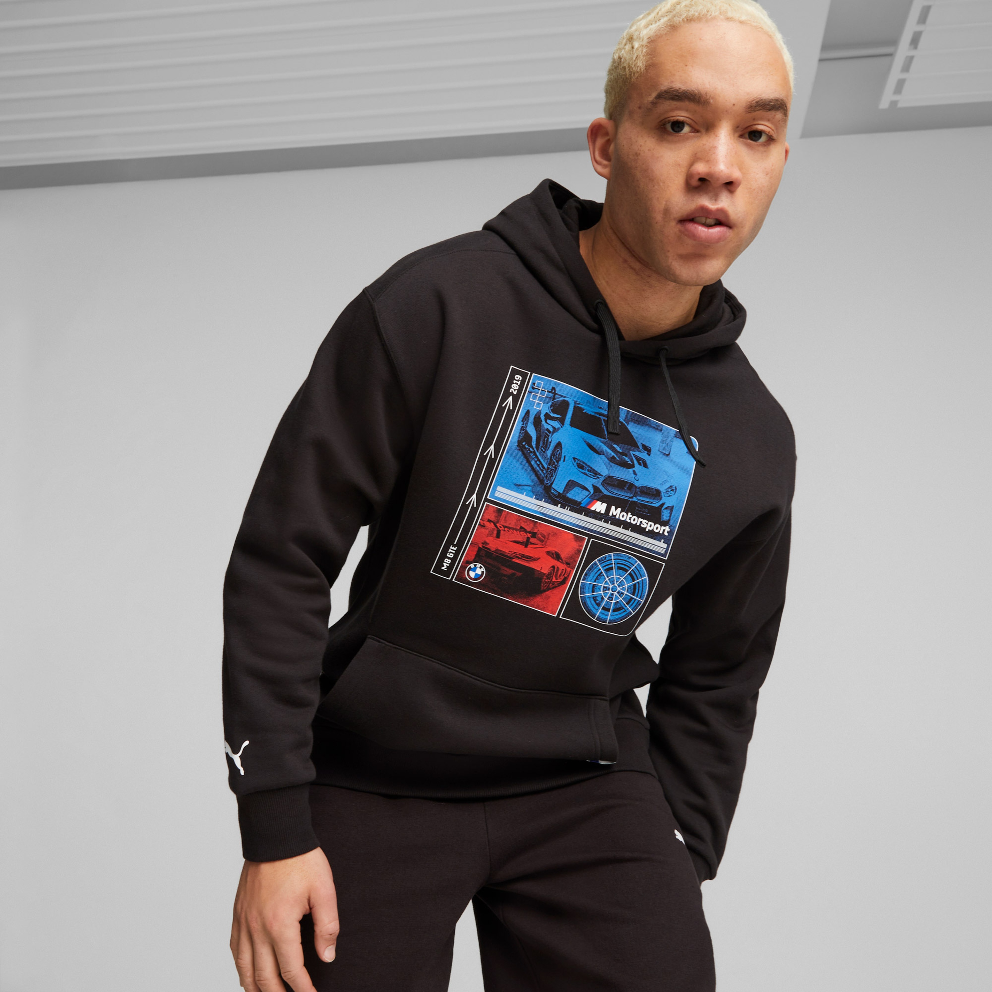 Puma Bmw Mms Grap Erkek Siyah Sweatshirt