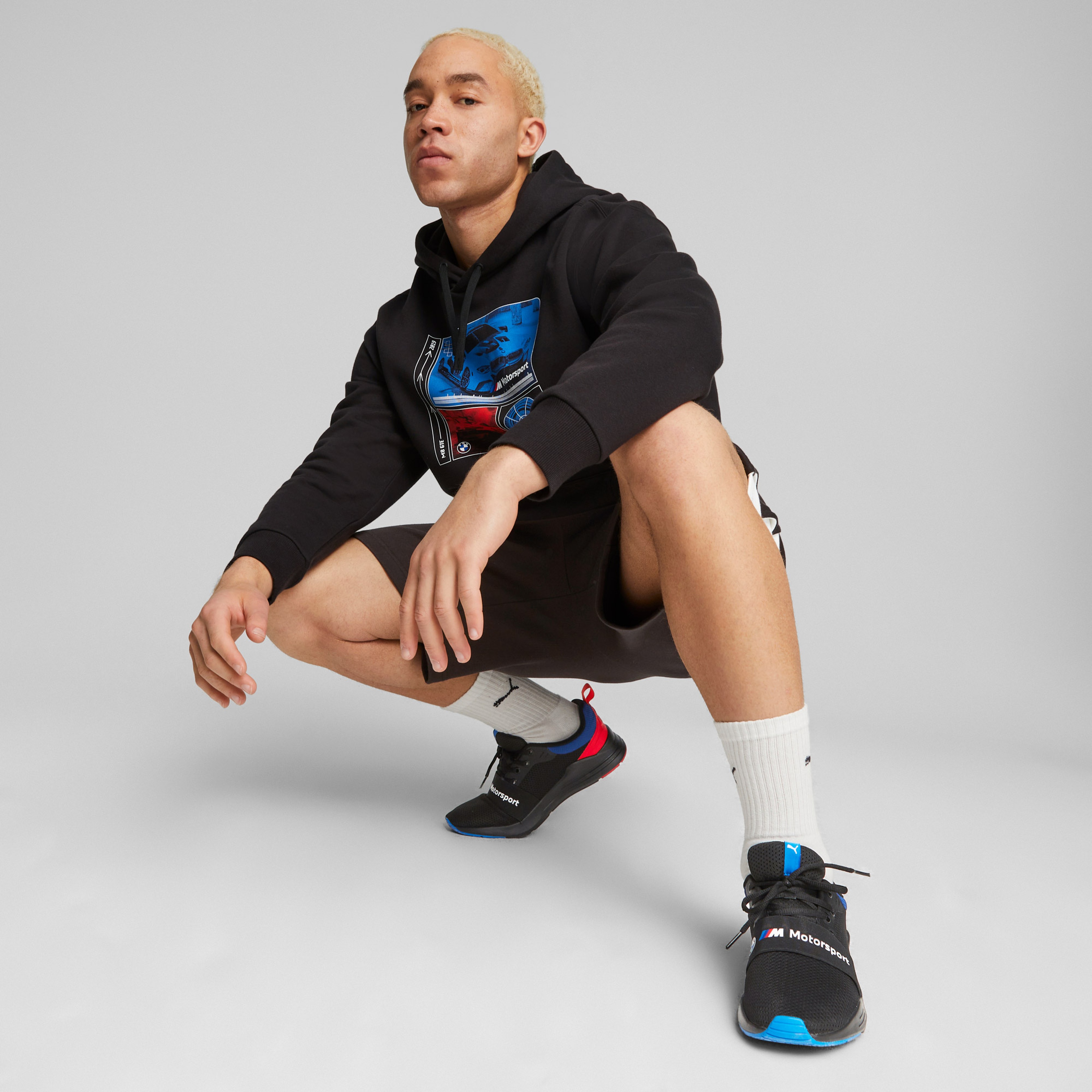 Puma Bmw Mms Grap Erkek Siyah Sweatshirt