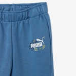 Puma Boxy Çocuk Mavi Eşofman Takımı