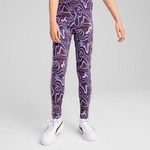 Puma Lava Land Leggings Çocuk Mor Tayt