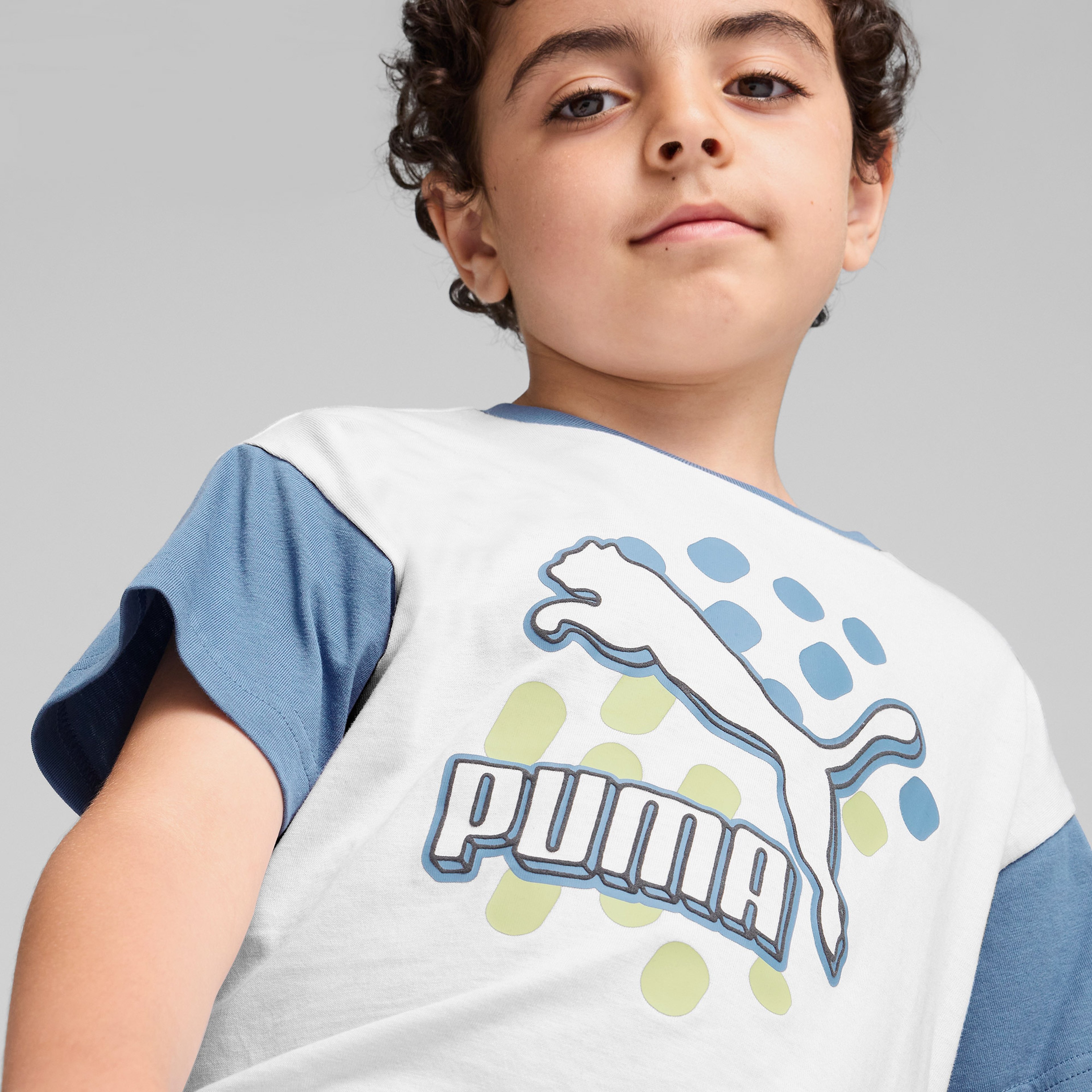Puma Classics Fc Çocuk Mavi T-Shirt