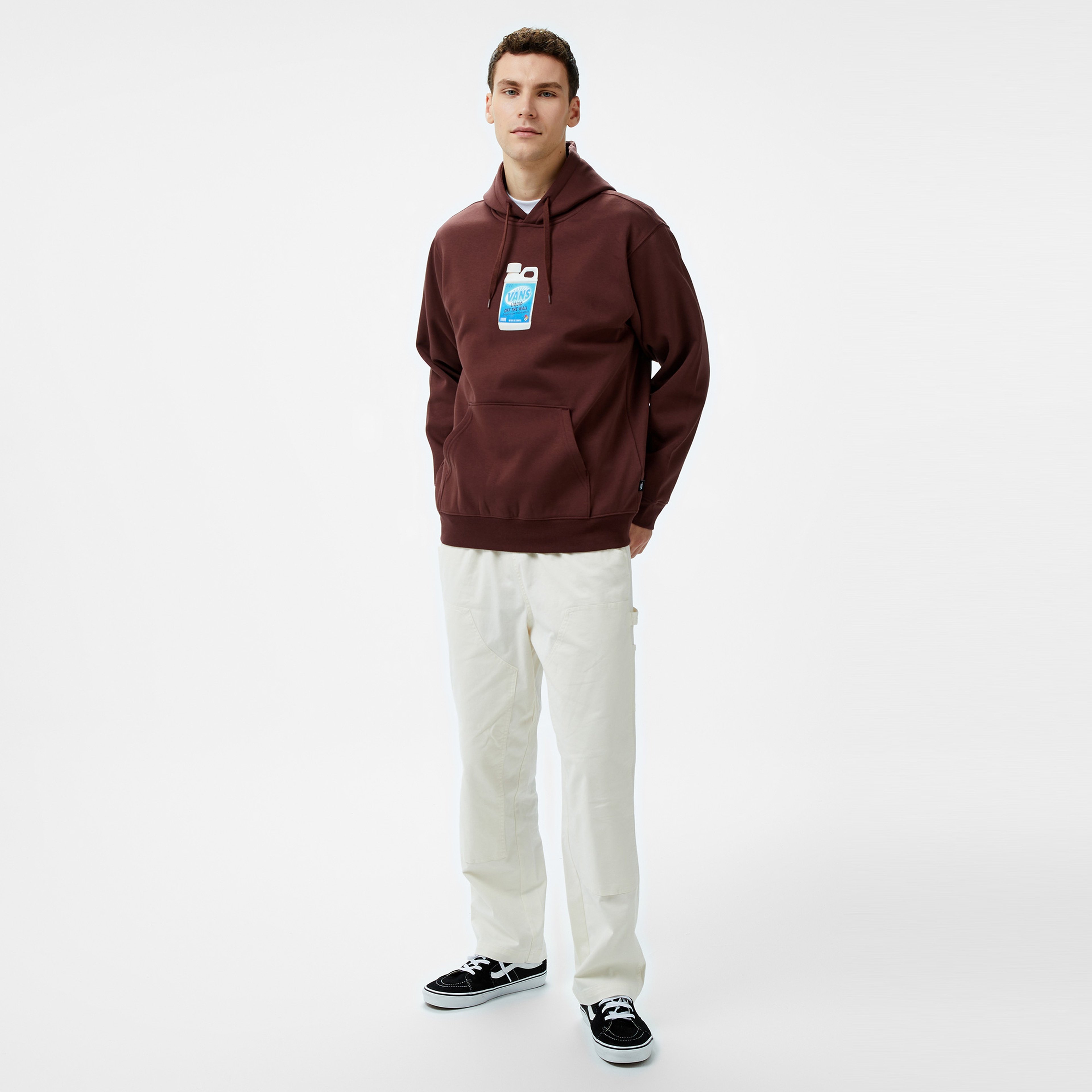 Vans Extra Strength Loose Po Erkek Kahverengi Sweatshirt