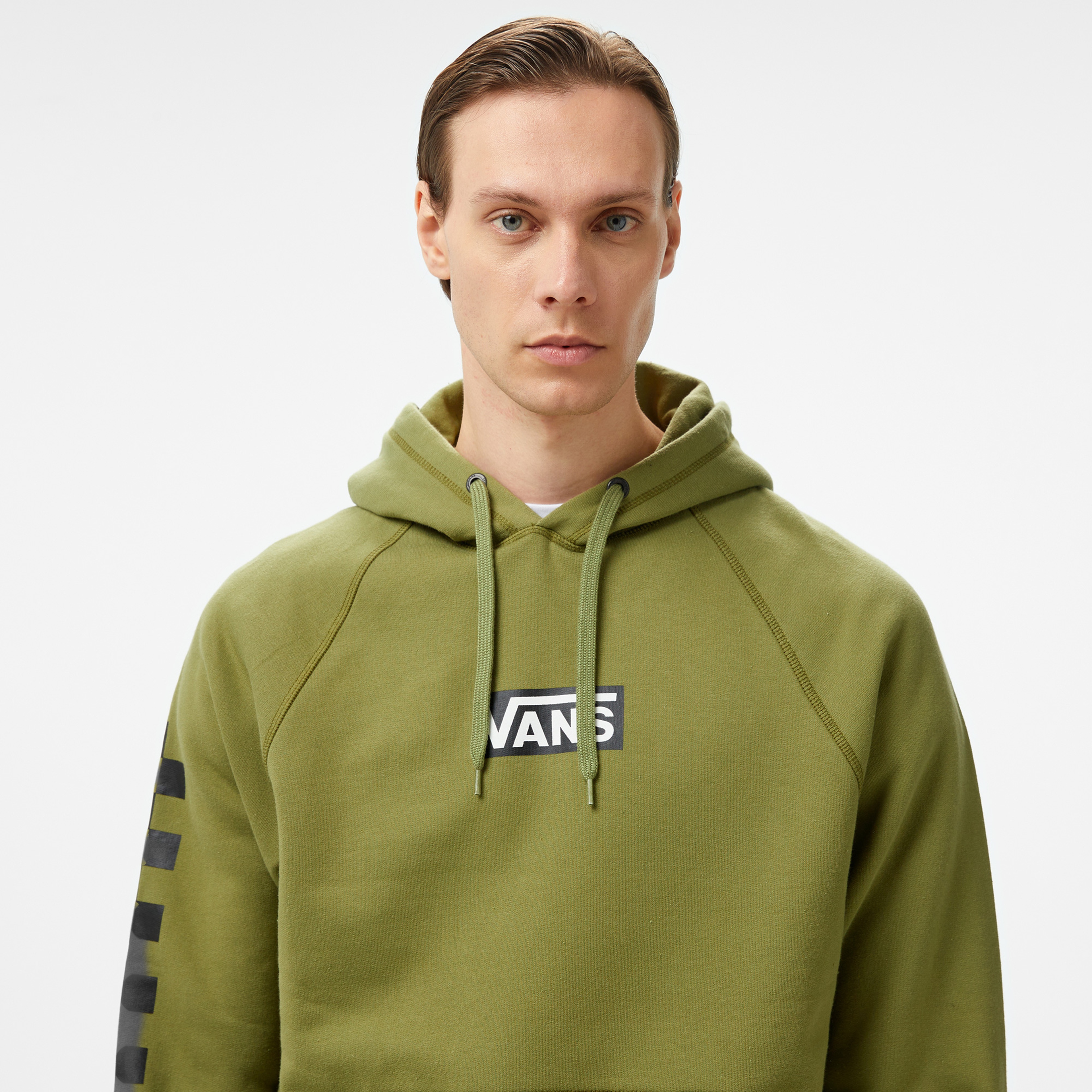 Vans Boxed Pullover Erkek Yeşil Sweatshirt