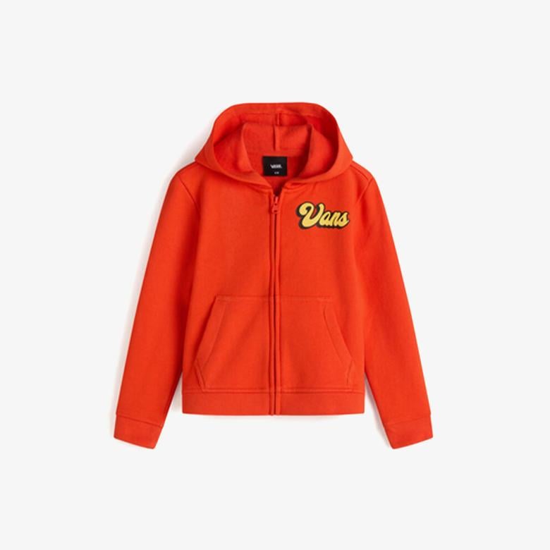 Vans Pushin Daisy Hoodie Çocuk Turuncu Sweatshirt