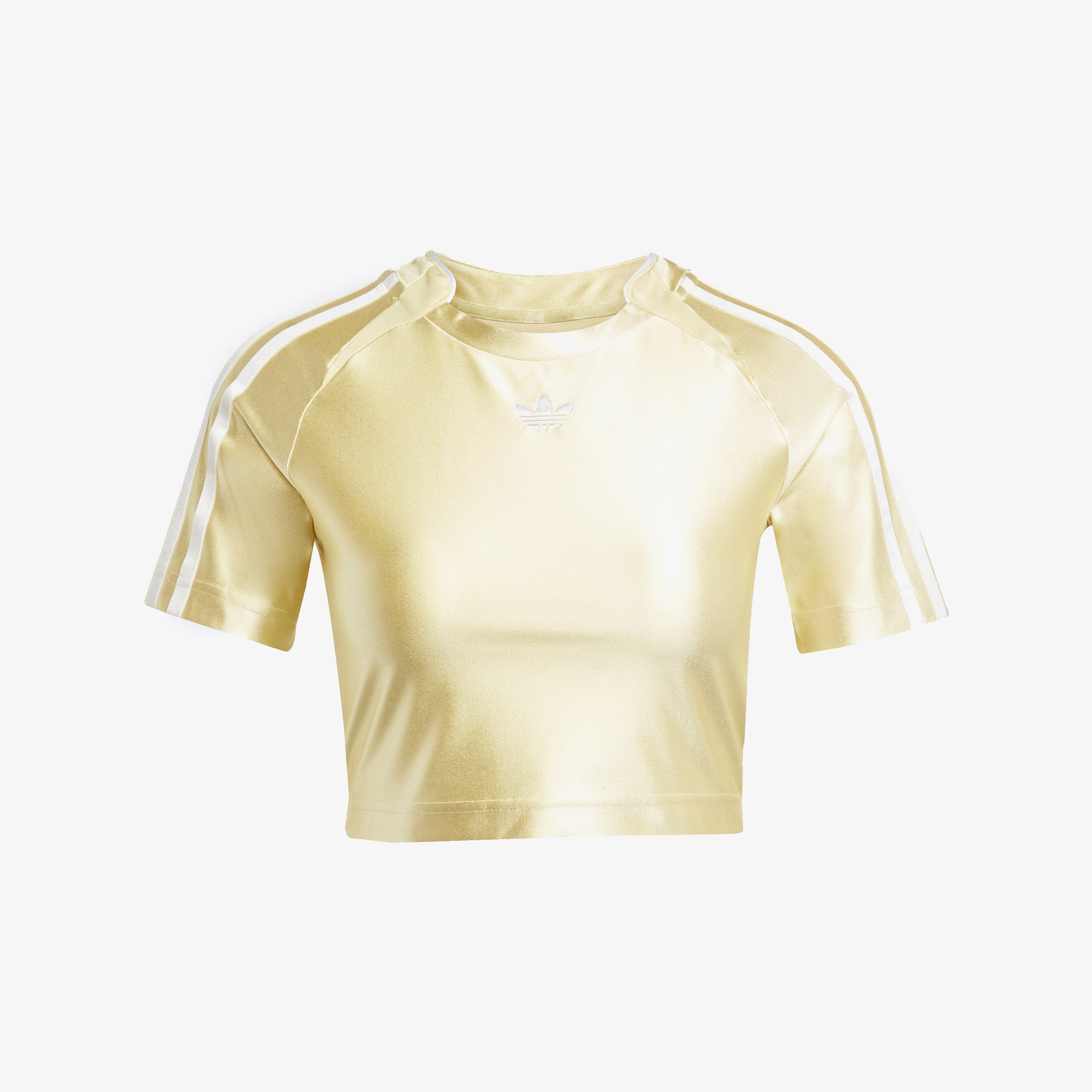 adidas Originals Kadın Sarı Crop T-Shirt