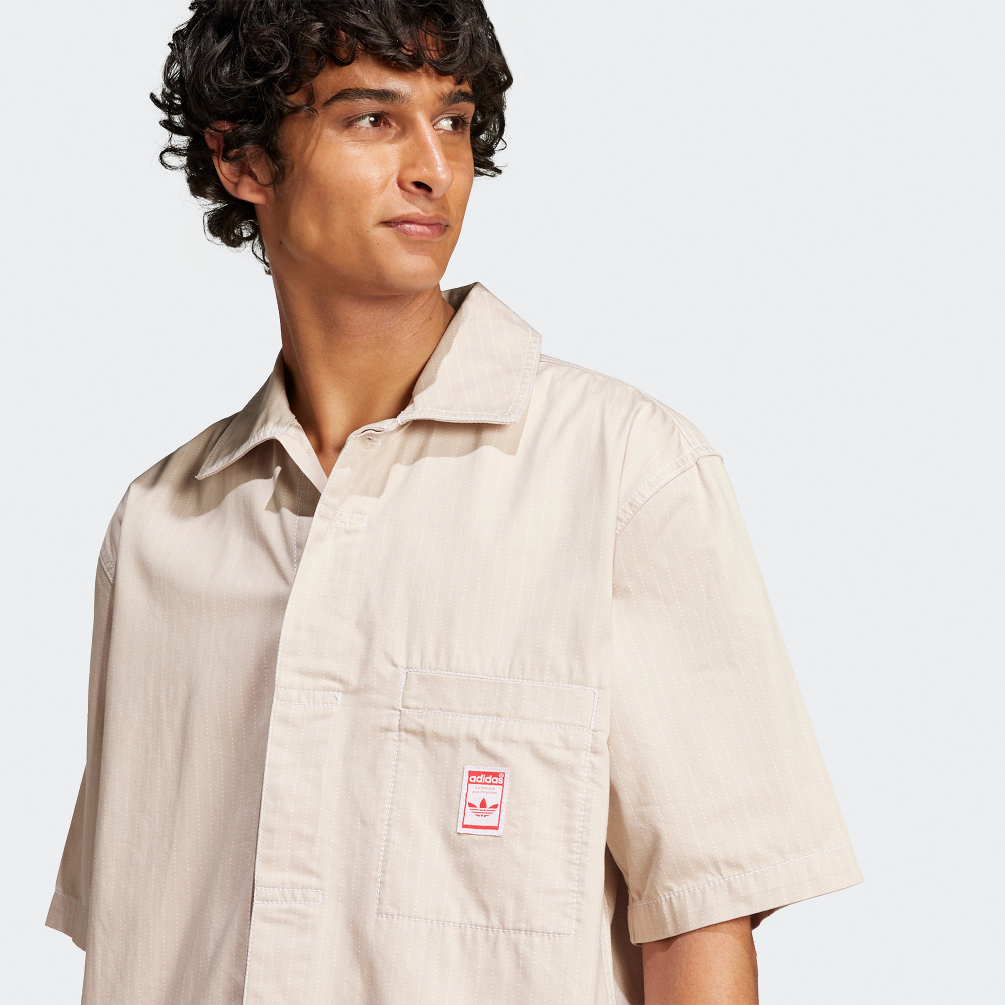 adidas Wab Worker Erkek Bej Gömlek