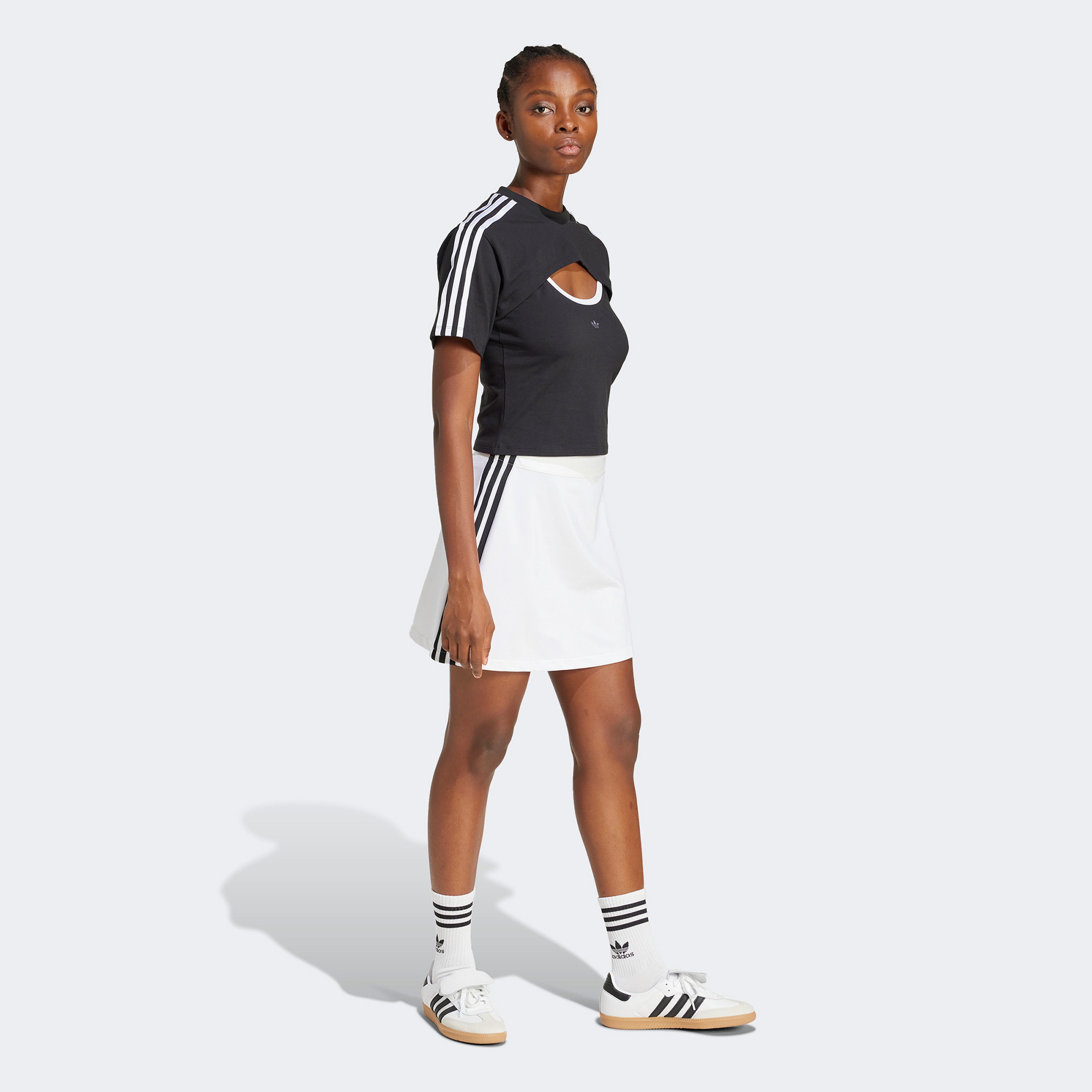 adidas Cut Out Kadın Siyah T-Shirt