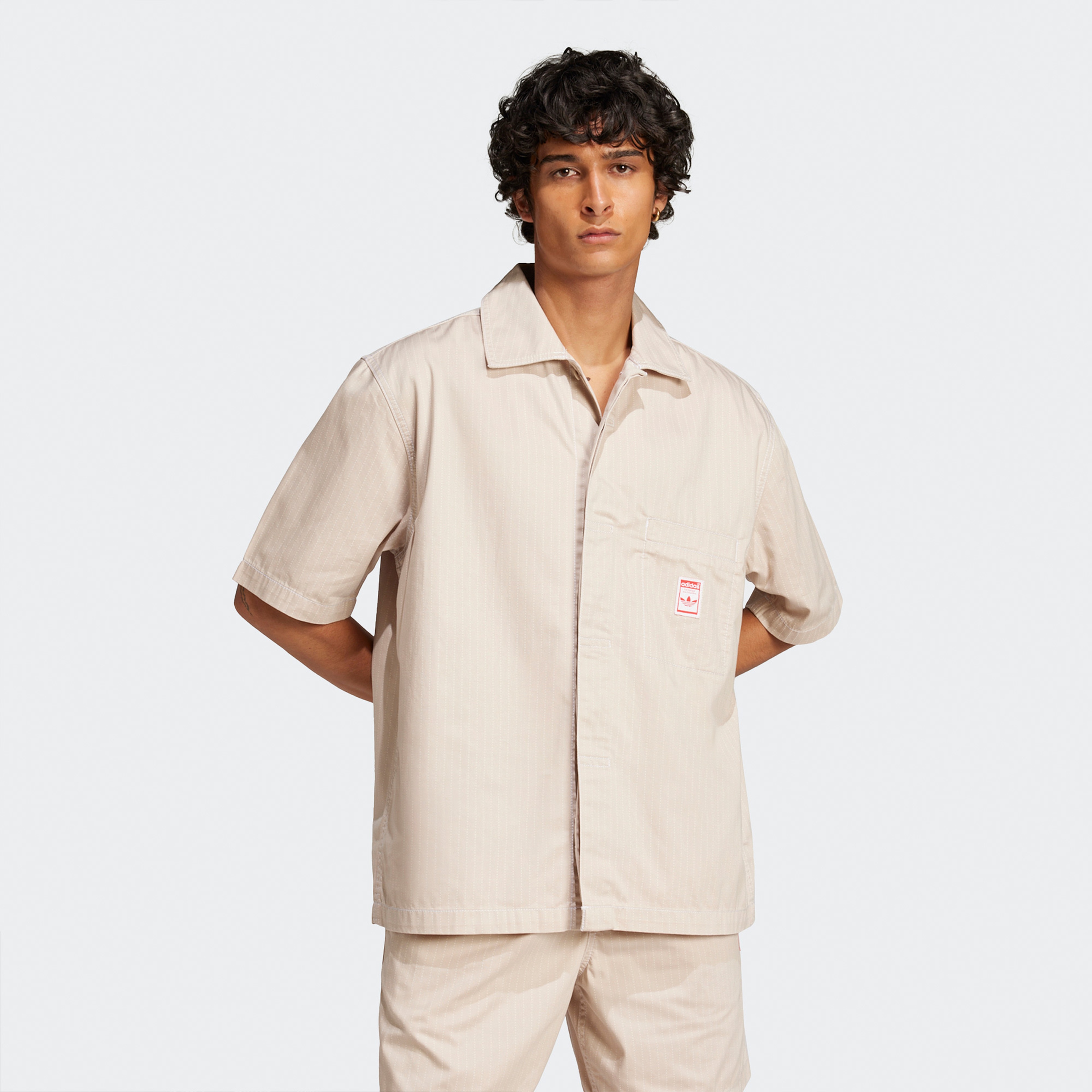 adidas Wab Worker Erkek Bej Gömlek