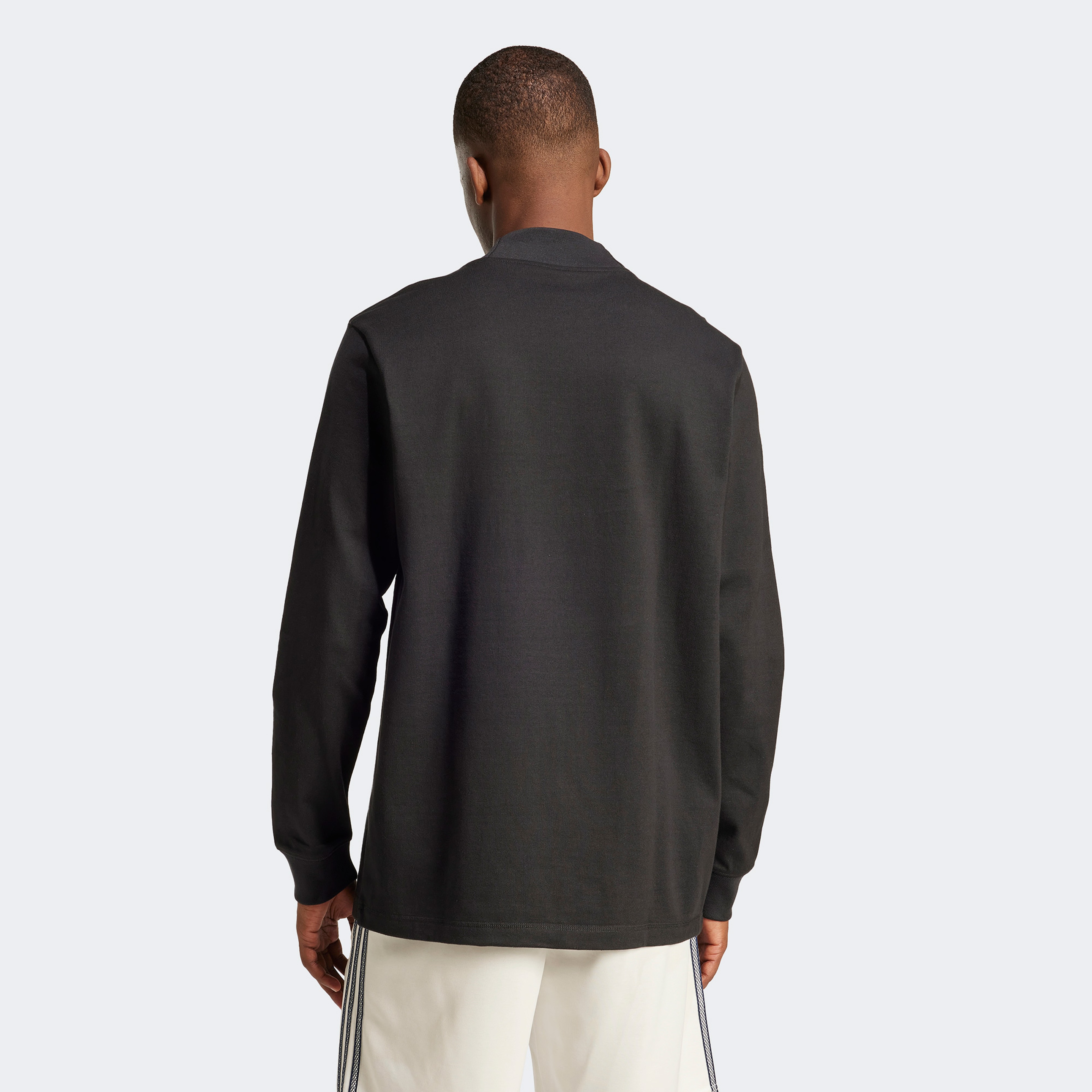 adidas Badge of Sport Erkek Siyah Sweatshirt