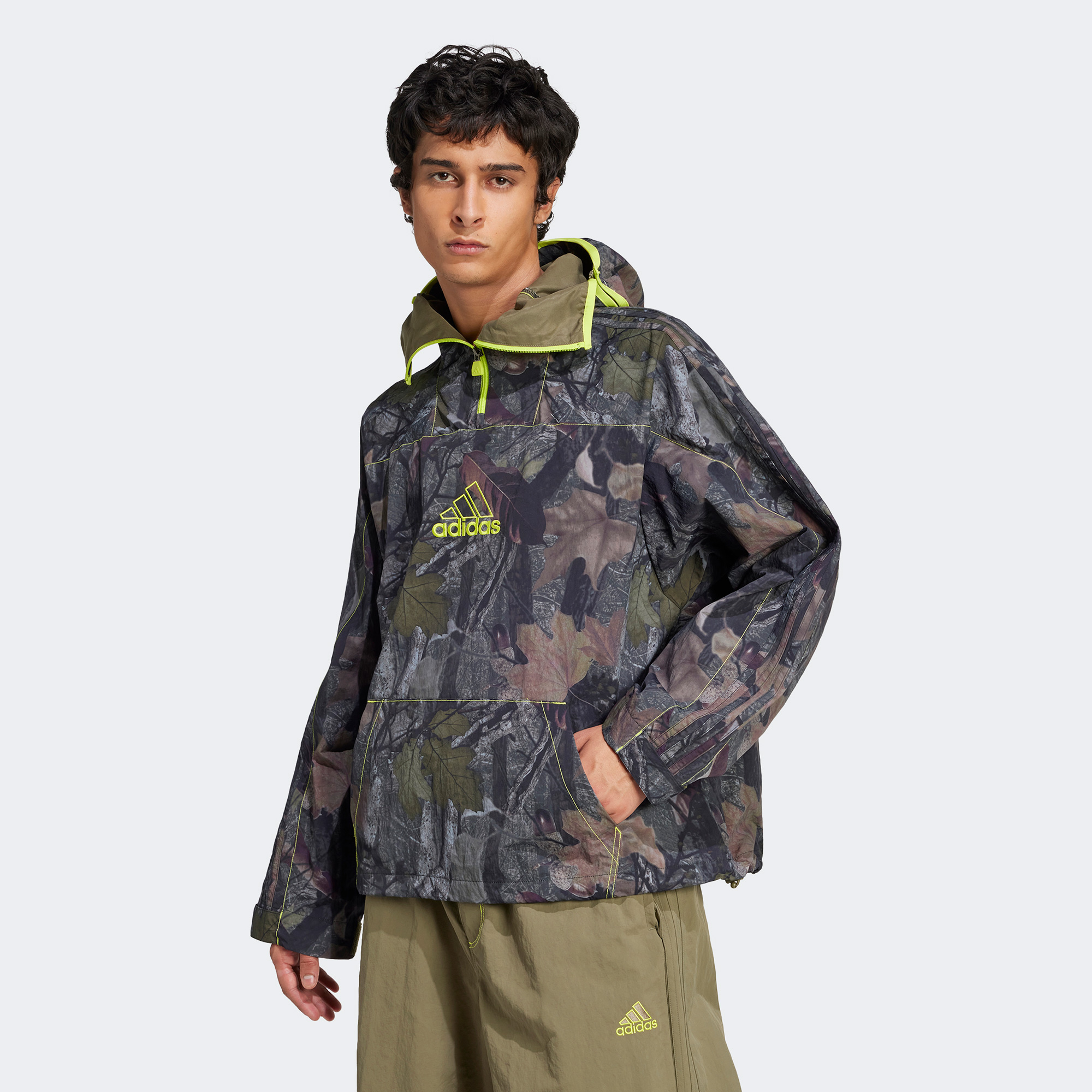 adidas Camo Q1 Fermuarlı Erkek Kamuflaj MontLJD5417| Occasion