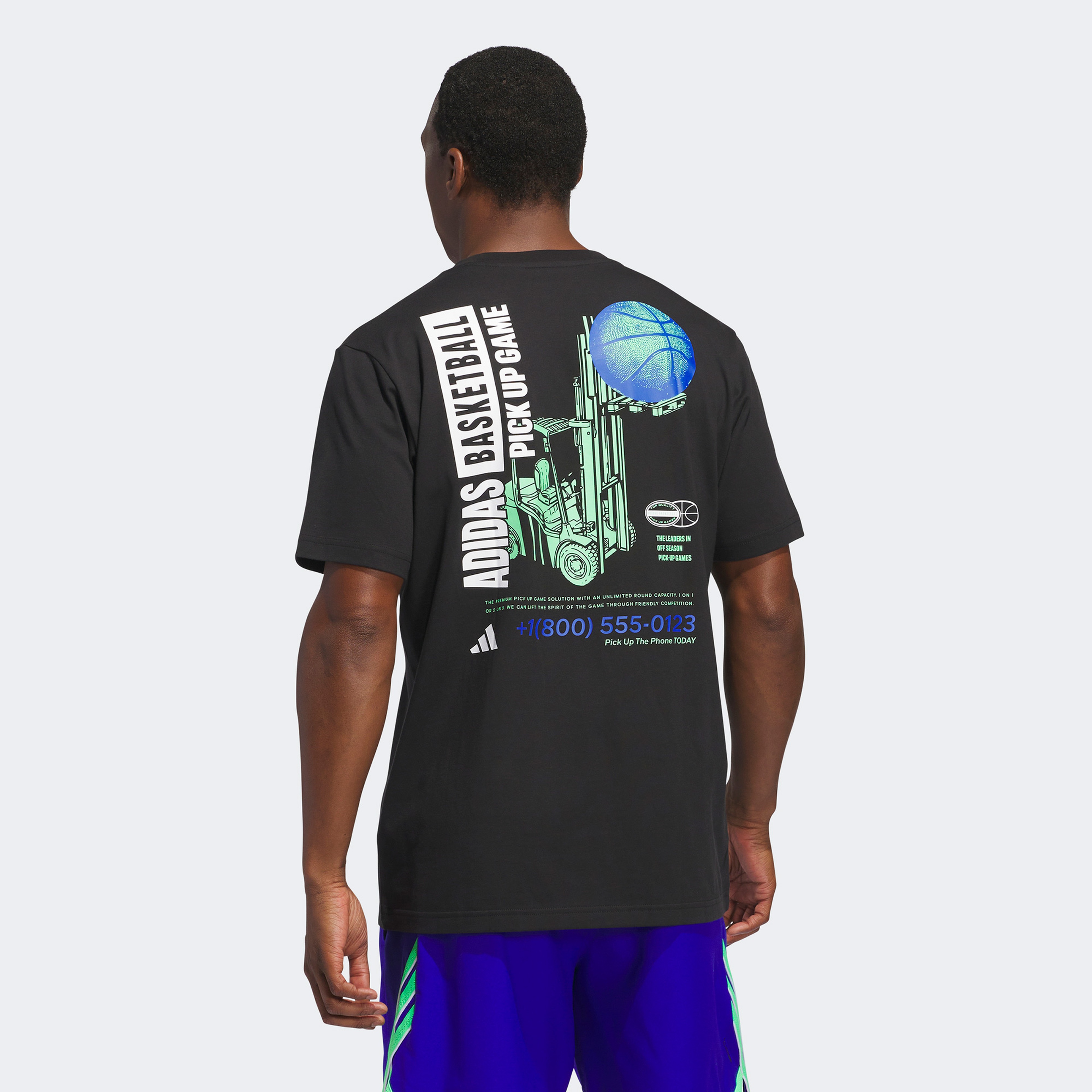 adidas Sum Novelty T 1 Erkek Siyah T-Shirt