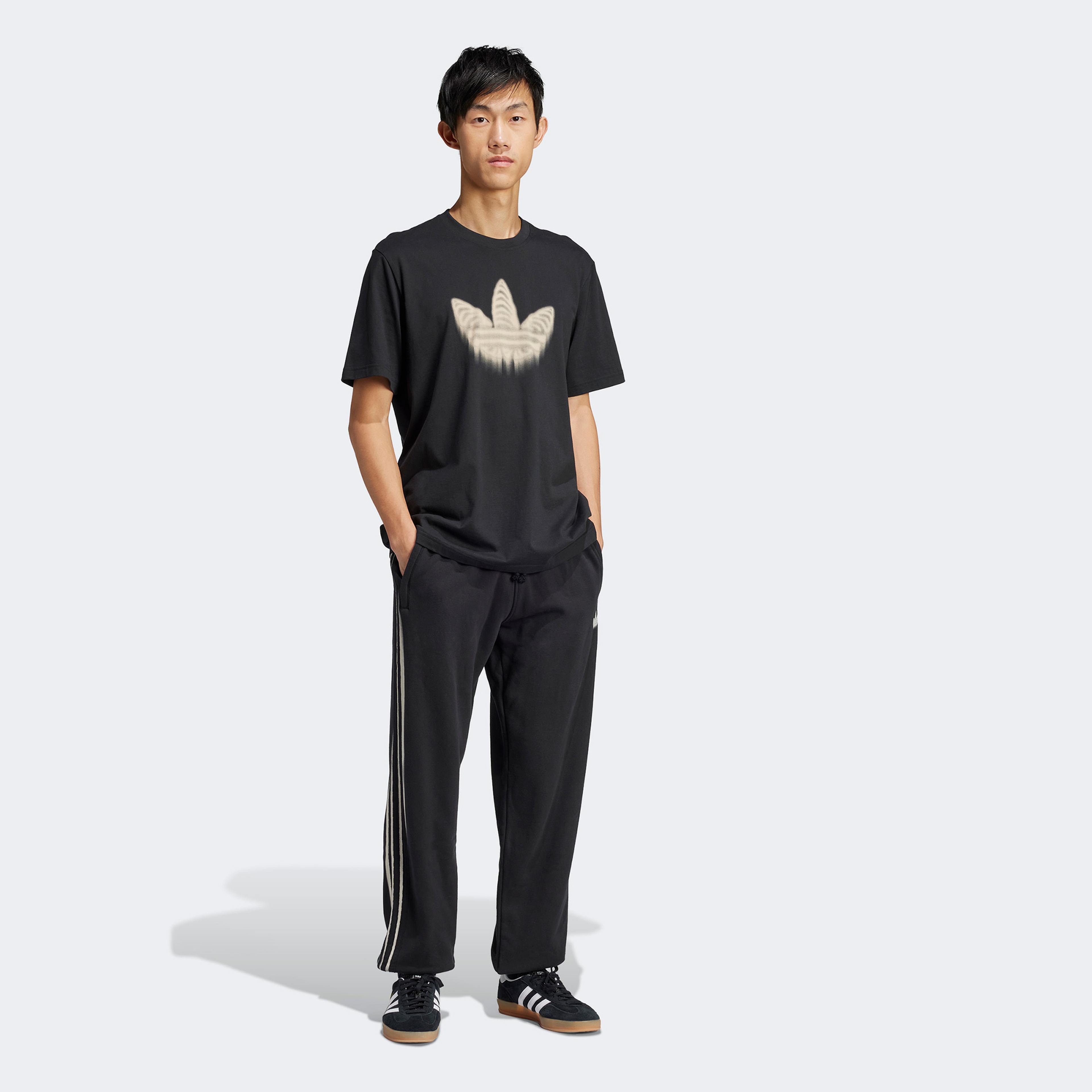 adidas Skeleton Trefoil Erkek Siyah T-Shirt