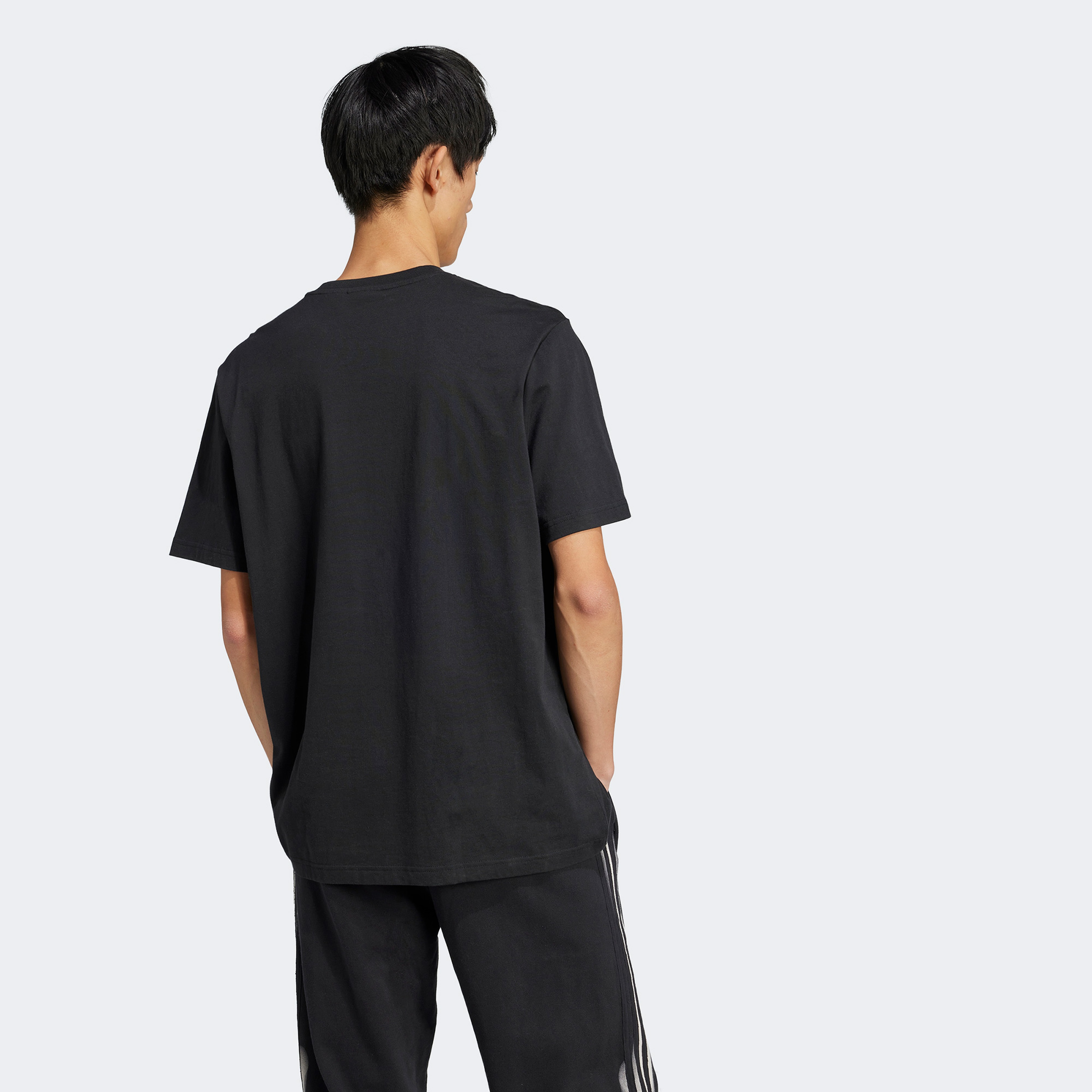 adidas Skeleton Trefoil Erkek Siyah T-Shirt