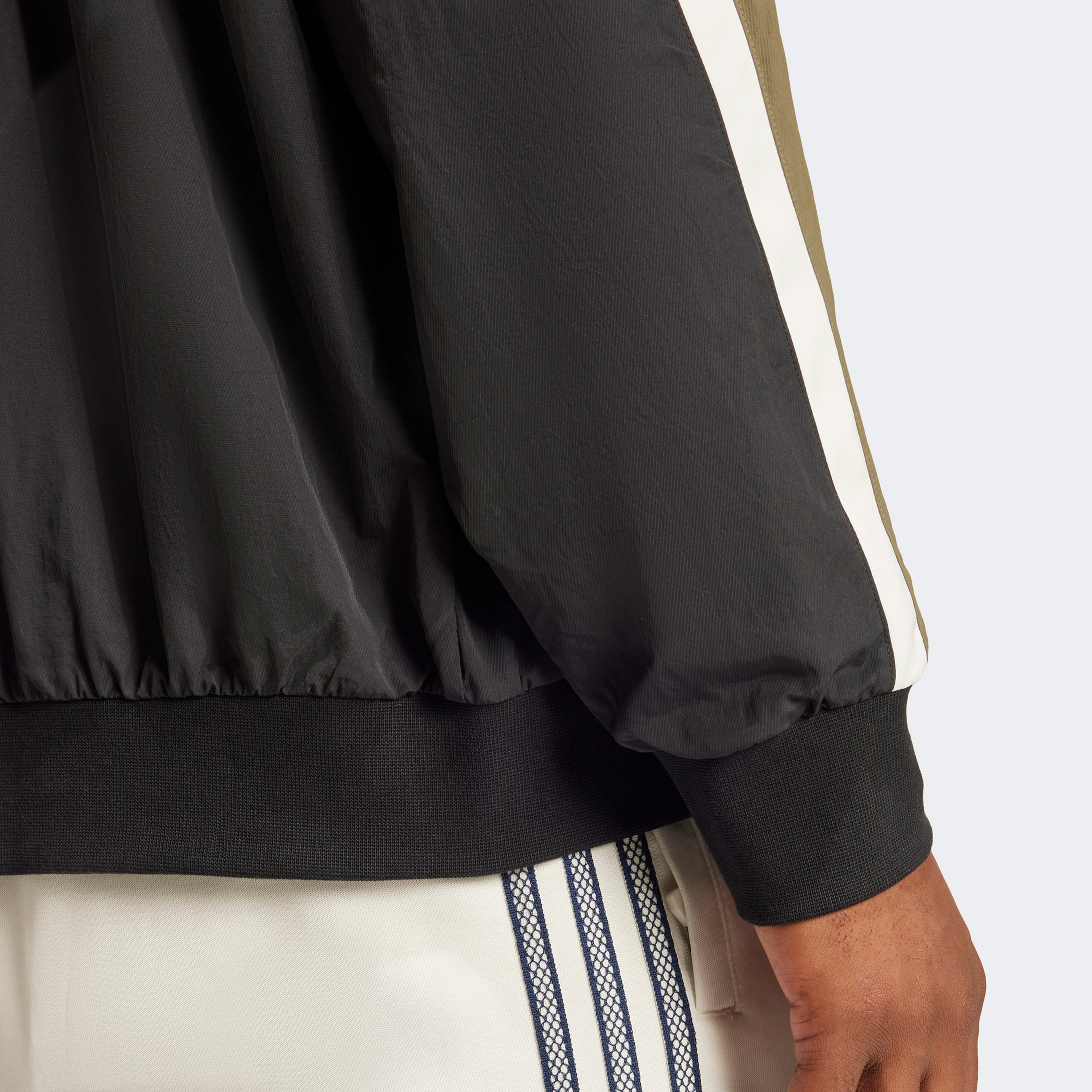 adidas Cutline Erkek Siyah/Yeşil Eşofman Üstü