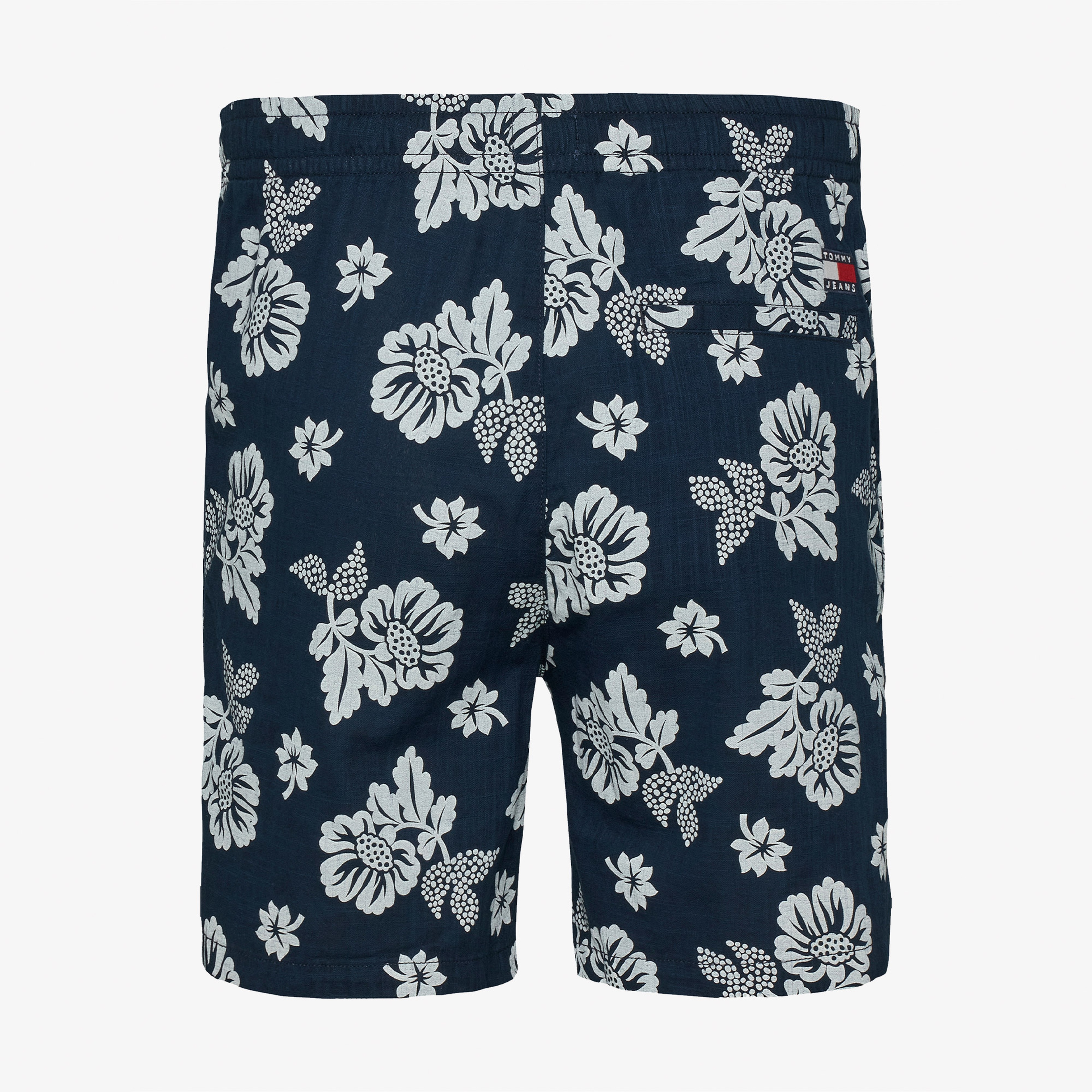 Tommy Jeans Aop Slub Erkek Lacivert Mayo