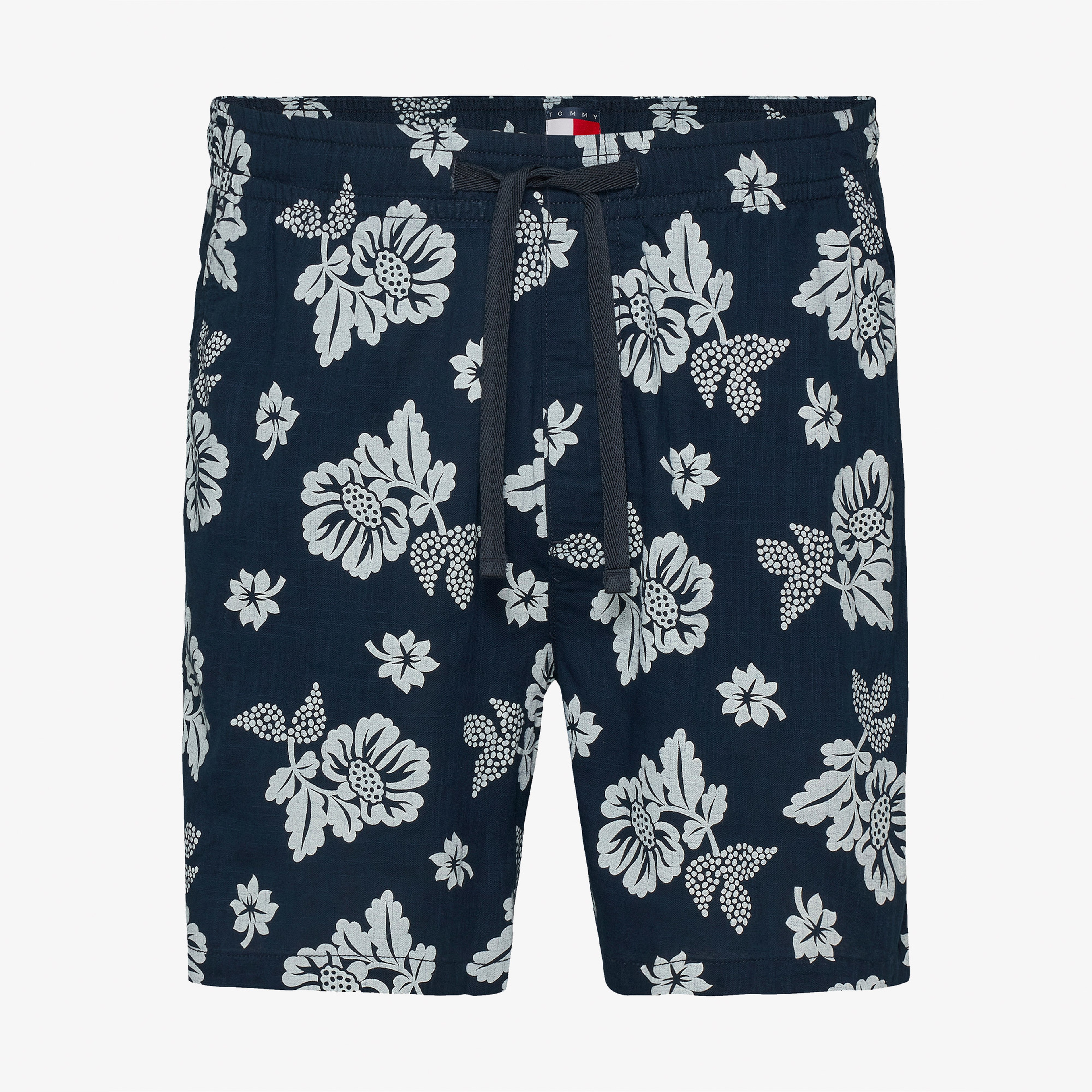 Tommy Jeans Aop Slub Erkek Lacivert Mayo